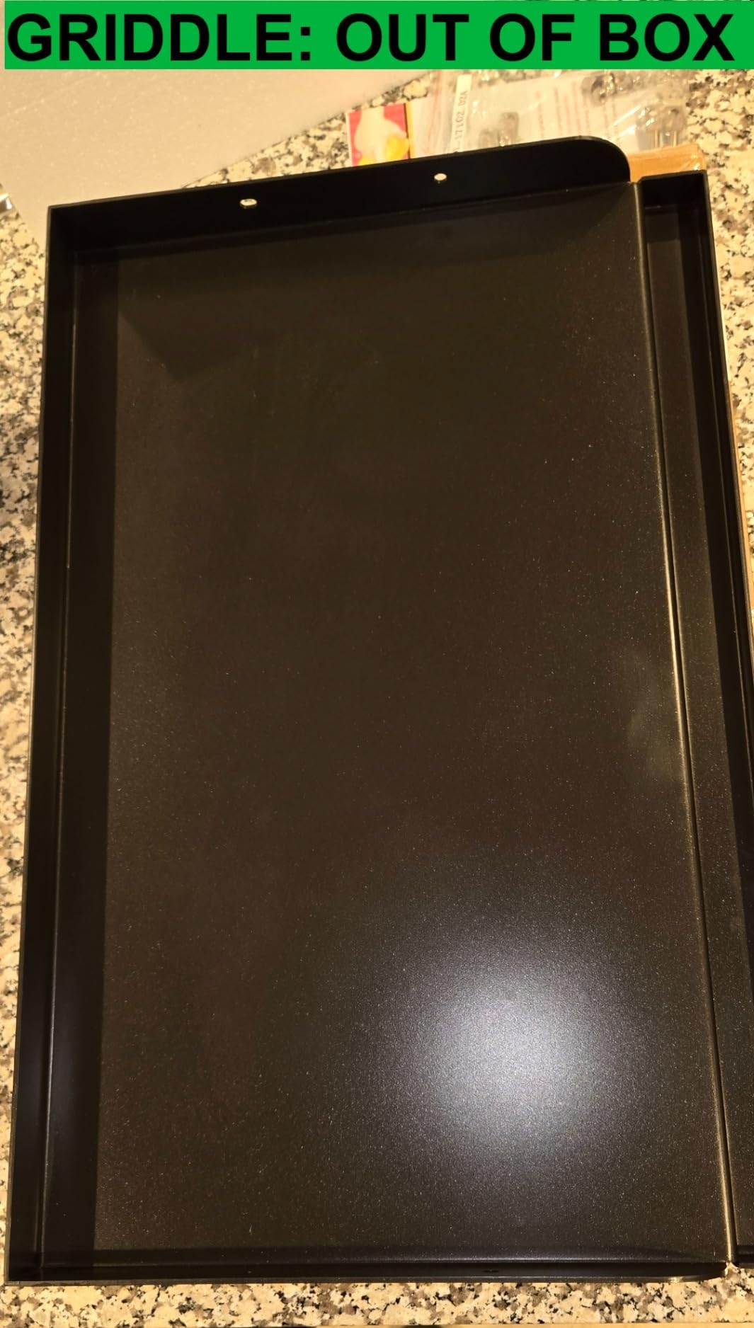 Griddle for Gas Grill Flat Top Grill Griddles Plate 25 x 16 Inch Cast Iron | Griddle Top for Gas Grill Cast Iron Griddle for stove top Nonstick Griddle insert with raised edges, outdoor grill customer photo 2