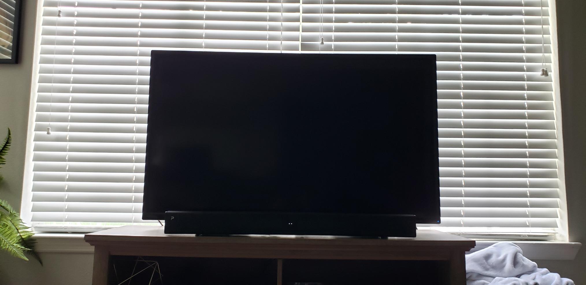 2.1 Compact Sound Bars for TV with Subwoofer, HDMI ARC/Bluetooth 5.0/Optical/AUX/RCA Connection, Remote Control, Adjustable Bass, Wall Mountable – P15, 140W, 16 inch, Black customer photo 1