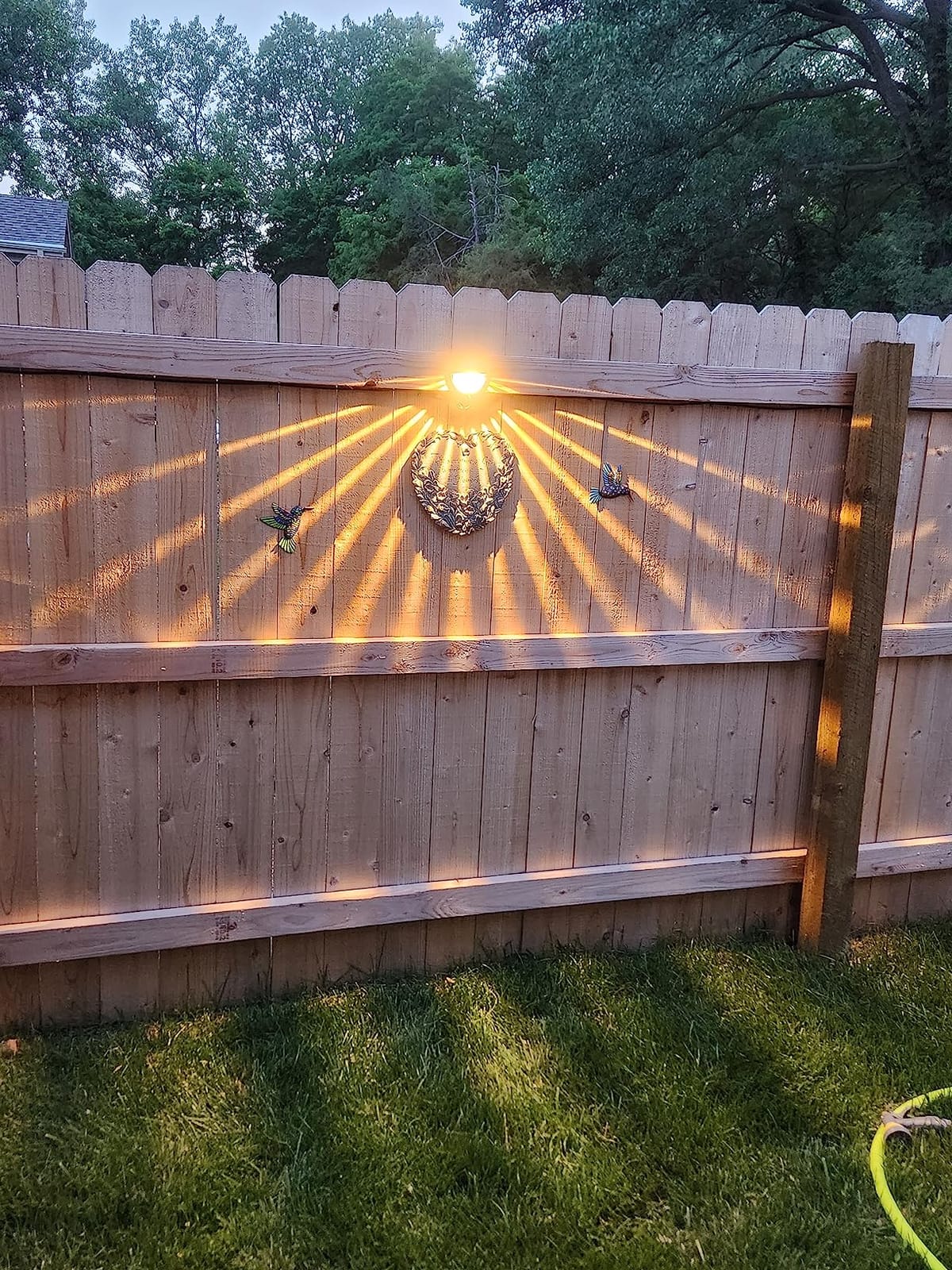 LEONLITE 6-Pack 3000K Unique Rays LED Deck Lights Outdoor Bronze | 12V Low Voltage, Landscape Step Railing Fence Light, Warm White, IP65, Landscape Deck Light for Backyard, Aluminum customer photo 1