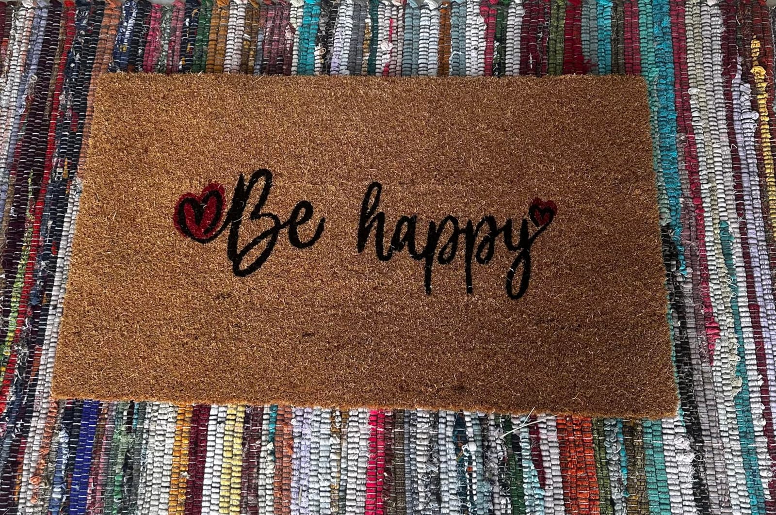 Coir Welcome Mat, Non-Slip, Colorful Birds, 17 x 29 in | 100% Natural Coir, Anti-Shedding, Durable PVC Backing, Traps Dirt and Mud, Indoor and Outdoor Entryway, Easy to Clean customer photo 1