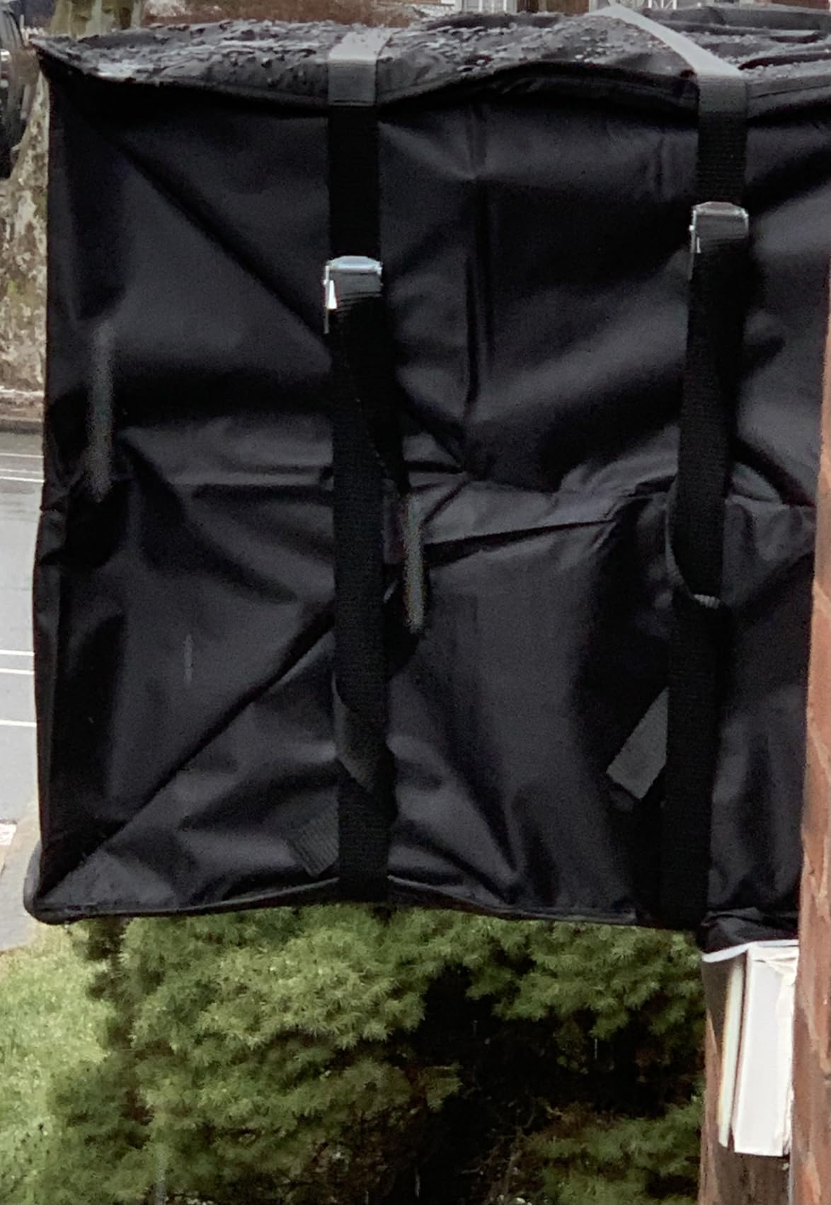 Outside Insulated Window Air Conditioner Cover for Outdoor Waterproof AC Unit, 21x15x16 Inches customer photo 1