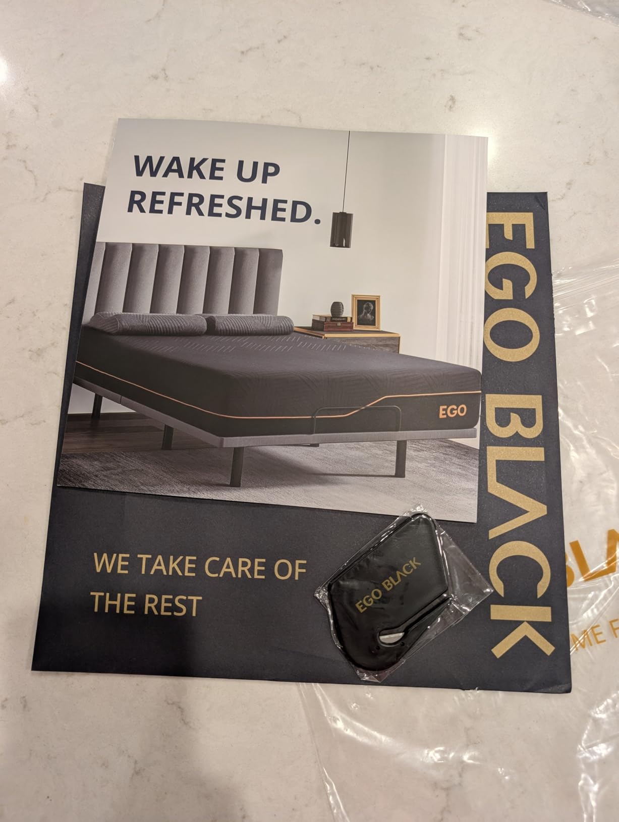 EGOHOME King 14 inch Memory Foam Mattress for Back Pain Relief Medium Firm | Fiberglass Free, Copper Gel Infused, Graphene-Cool-Tech Cover, ICA Endorsed, CertiPUR-US, Motion Isolation, Mattress in a Box customer photo 2