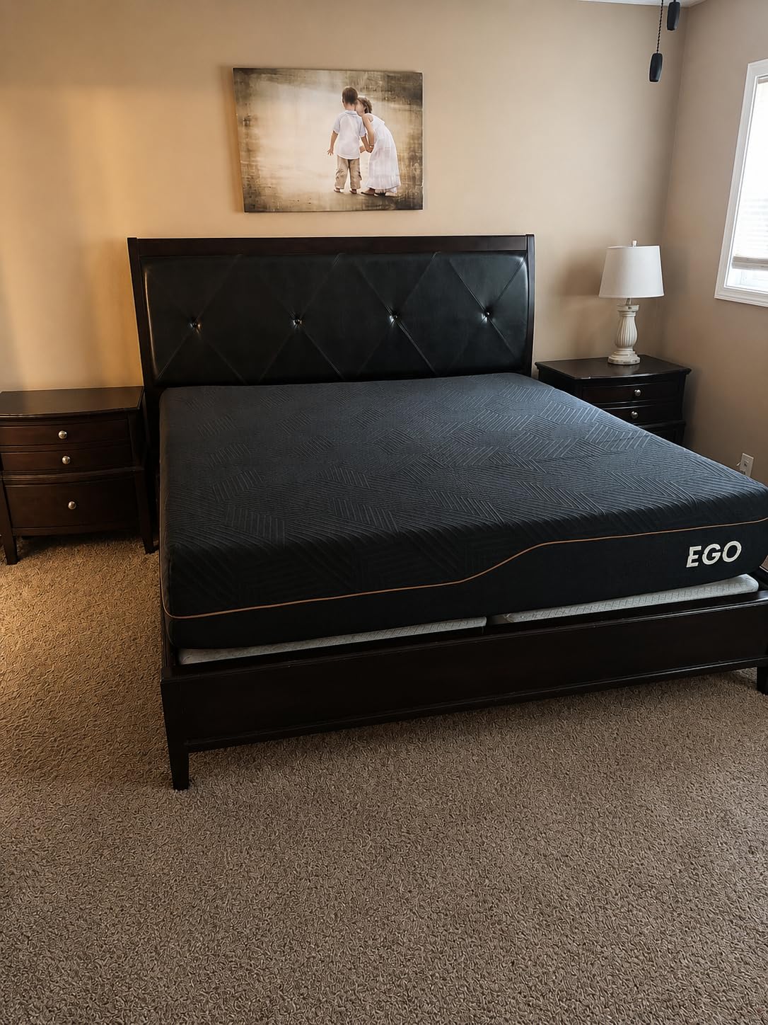 EGOHOME Twin XL 14 Inch Memory Foam Mattress for Back Pain Relief Medium Firm customer photo 2