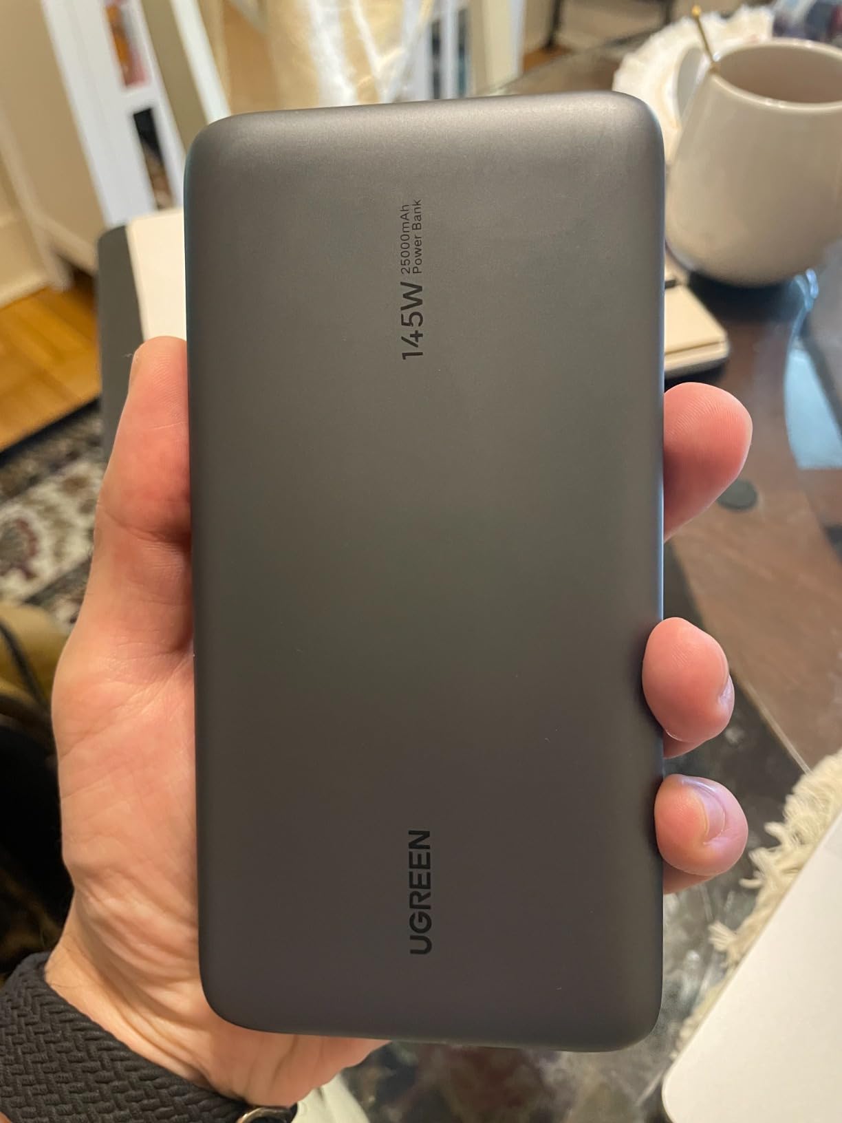 UGREEN Nexode 25000mAh 145W 3-Port USB-C Power Bank for iPhone 17 Pro Max | 3 USB-C ports, PD fast high-capacity 25000mAh for laptops, Steam Deck, iPad, Galaxy S26, Dell XPS customer photo 1