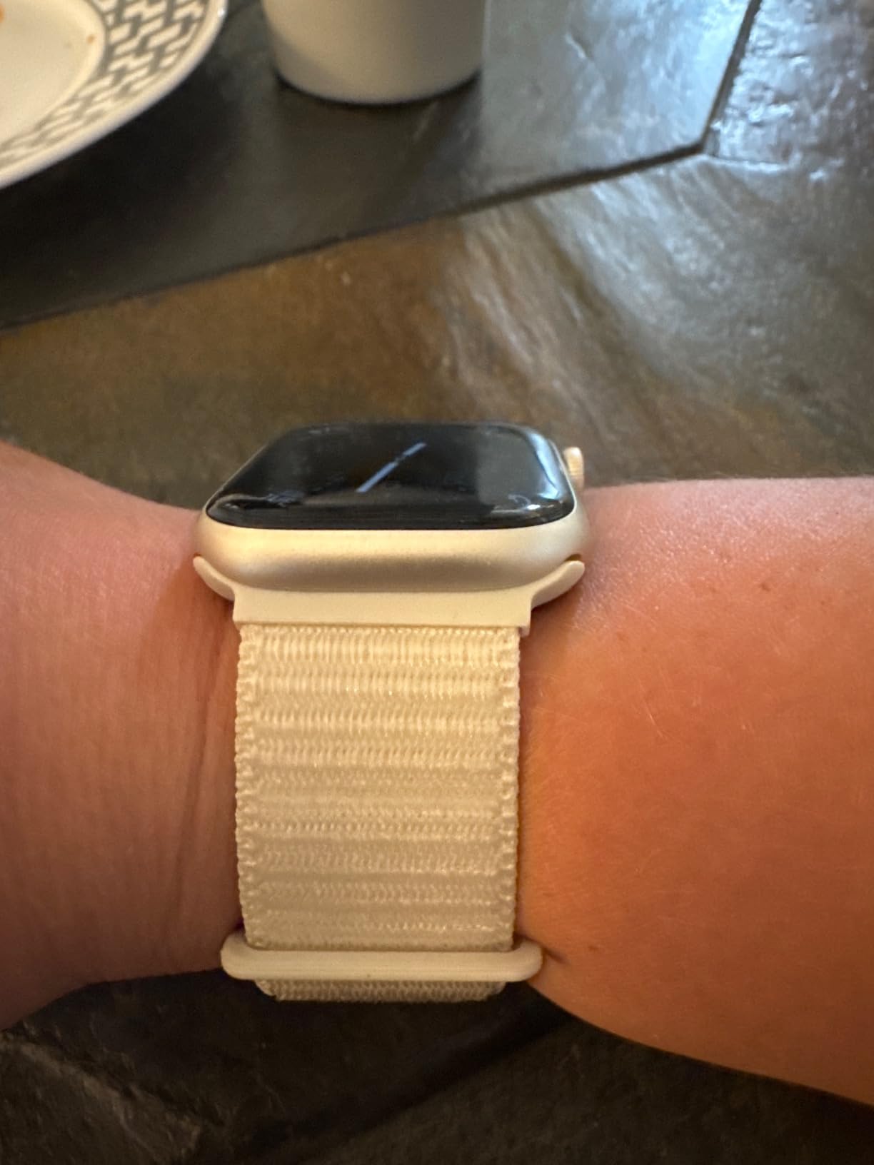 WJK Stretchy Sport Nylon Soprt Strap Compatible with Apple Watch Band Women customer photo 2