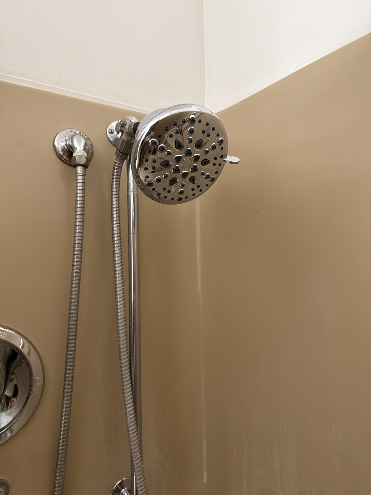 Cobbe Filtered Shower Head, 7 Modes High Pressure Shower Heads Chrome | Shower Head with Filters for Hard Water for Remove Chlorine and Harmful Substances (Luxury Polished Chrome, 5 Inch Round) customer photo 2