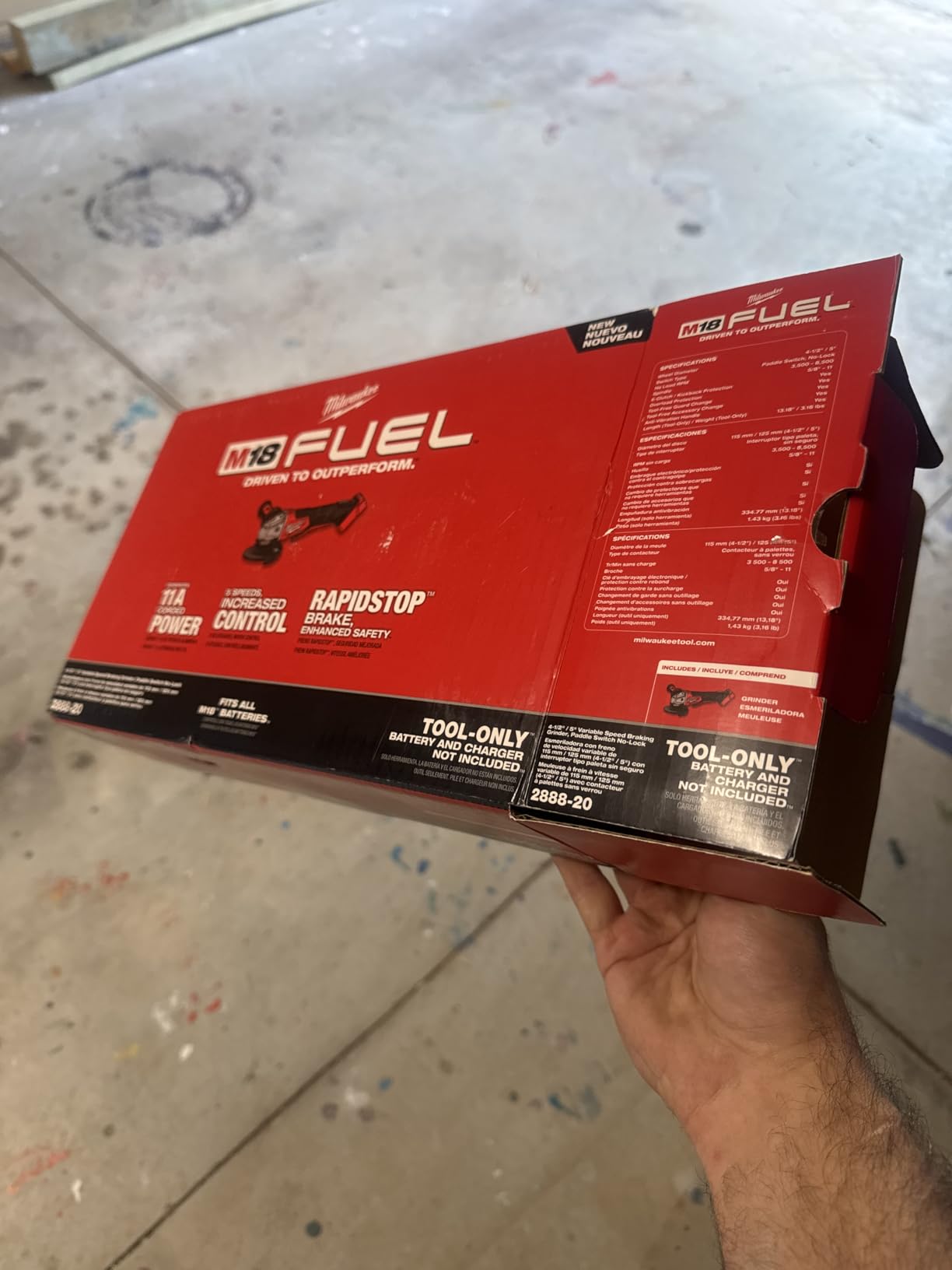 Electric Tool M18 Fuel 4-1/2