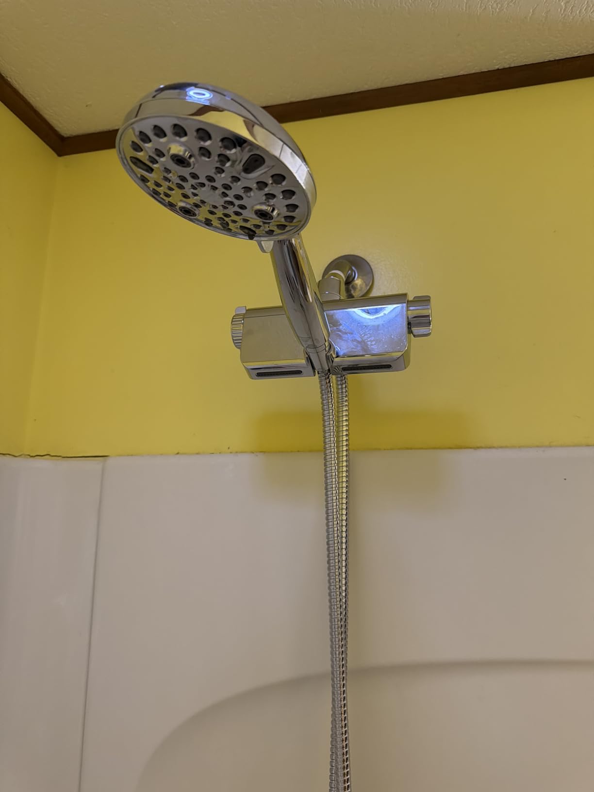 Filtered Shower Head with Handheld Combo - Dual 2-in-1 Spa System with Massage Shower and 10 Modes Hand Held Shower High Pressure with Built in Power Wash Mode (Chrome) customer photo 1