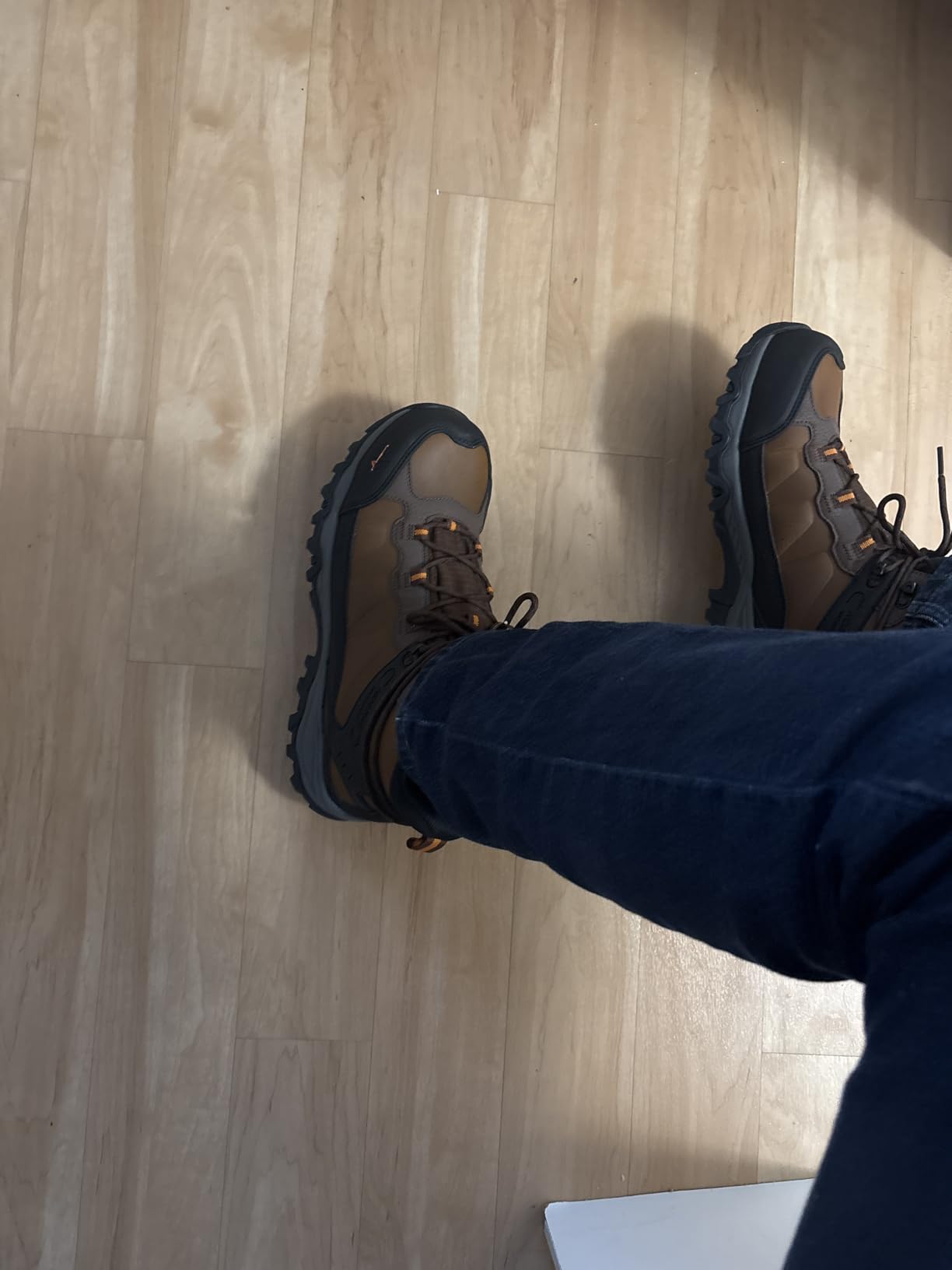 NORTIV 8 Men's Waterproof Steel Toe Work Boots | Slip Resistant ASTM-certified Safety Toe Boots customer photo 1