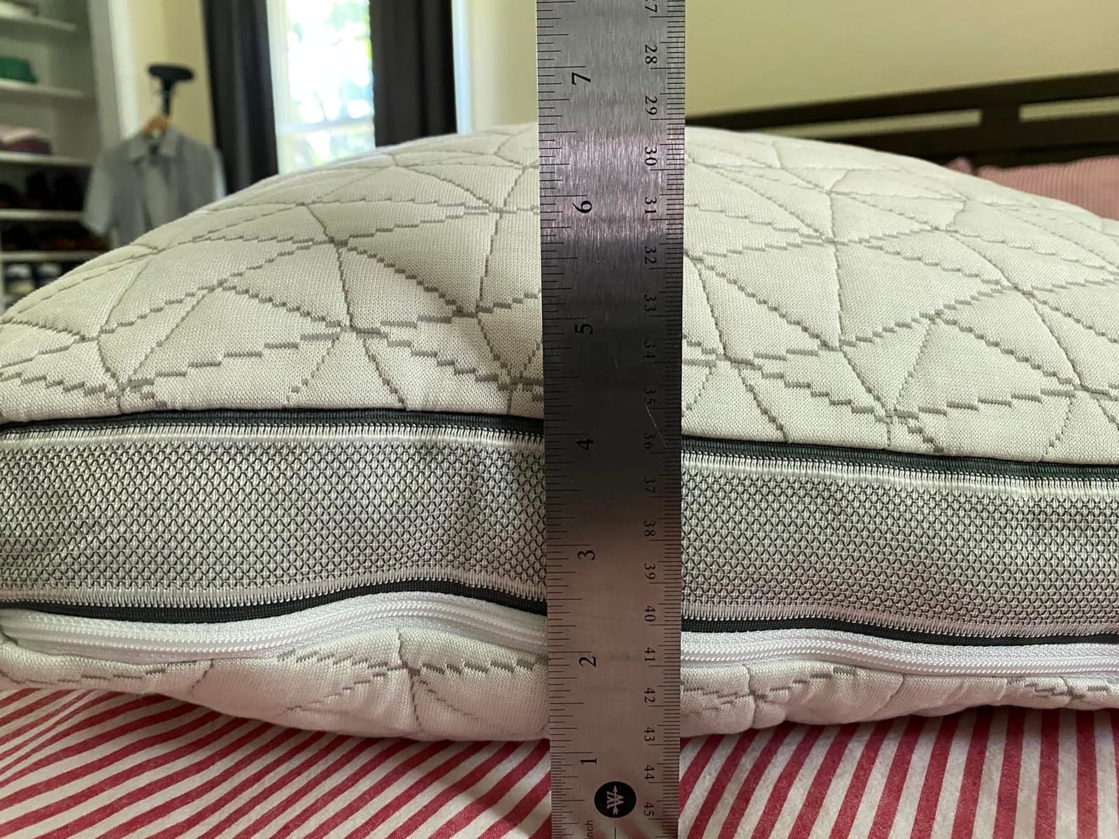 Coop Home Goods Cool+ Adjustable Pillow, King Size Plus Shaped Memory Foam Pillows with Cooling Gel, Back, Neck Support, Stomach or Side Sleeper Pillow, CertiPUR-US/GREENGUARD Gold customer photo 1