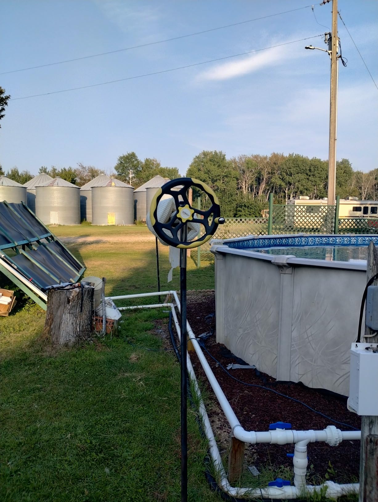 VINGLI 18FT Solar Cover Reel, Pool Cover Reel for Inground Swimming Pool customer photo 2