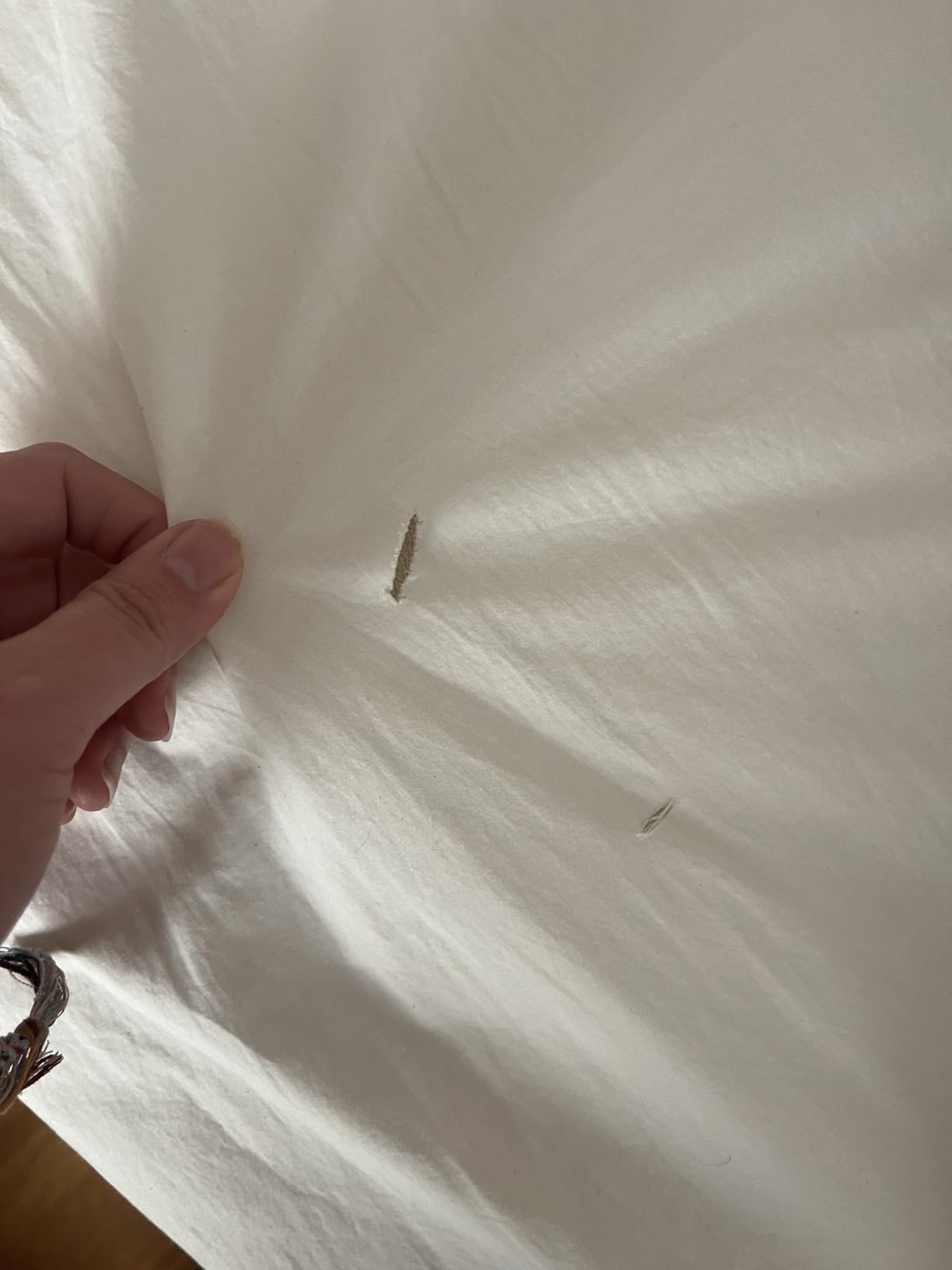 Brooklinen Percale 4-Pc Sheet Set for Hot Sleepers, Luxury - Queen, White | Cool, crisp percale weave in 100% long-staple cotton, breathable for hot sleepers; machine washable; lightweight & durable. customer photo 2