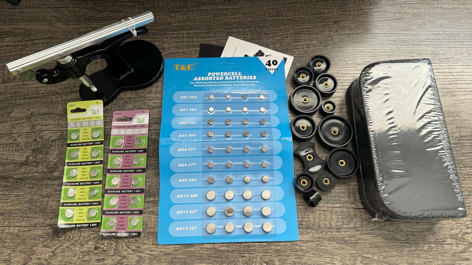 Watch Repair Kit, GLDCAPA Professional Watch Battery Replacement Kit, Watch Repair Tools with Carrying Case, Watch Link Removal Tool Kit, Watch Case Opener, Watch Press Set with 60pcs Watch Battery customer photo 1