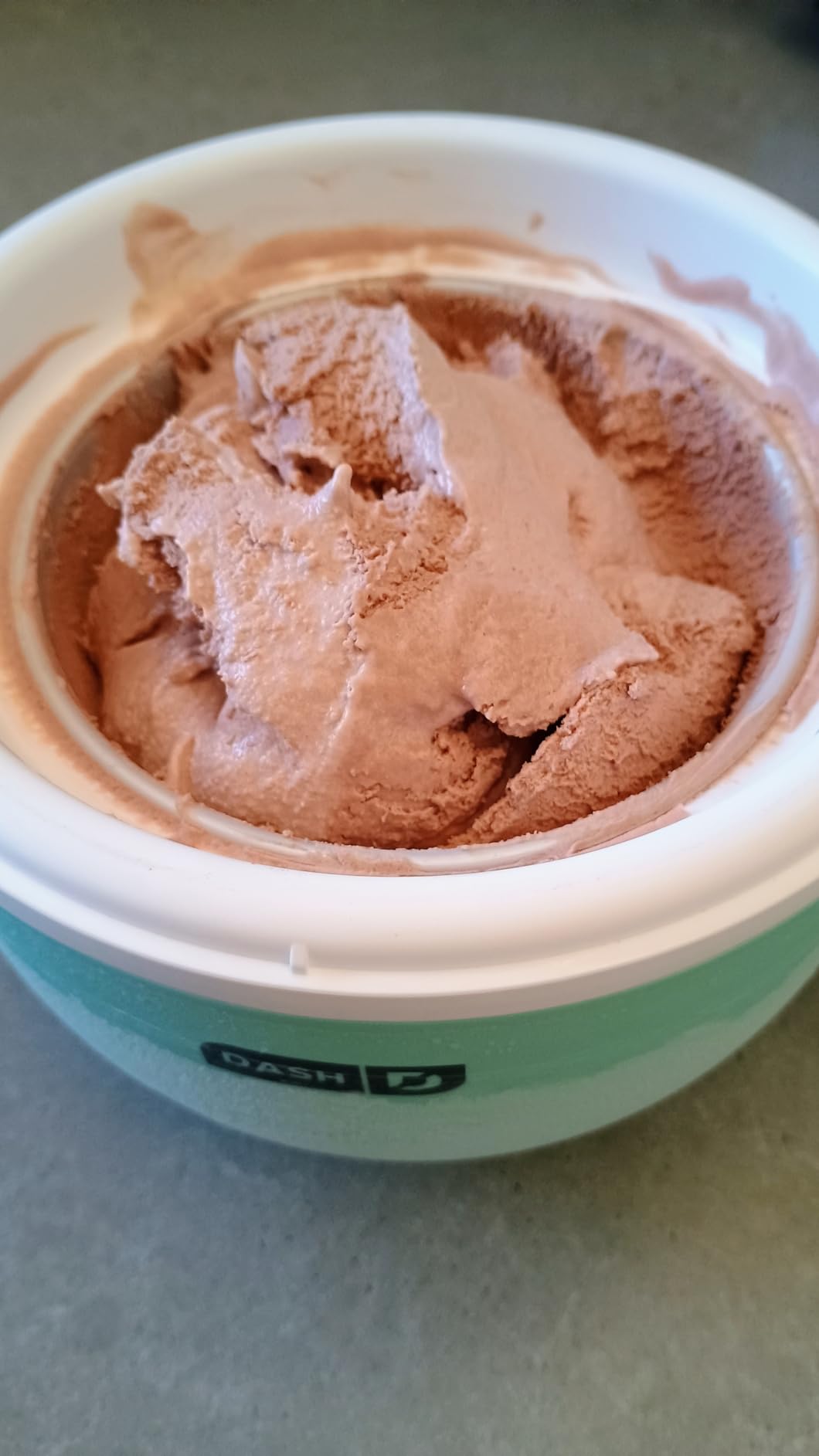 Dash My Mug Ice Cream Maker Bundle, 2 Half-Pint Freezer Mugs, Aqua | Electric Soft Serve Ice Cream Machine Set, Ingredient Chute, Single Serve Freezer Bowls, Countertop Frozen Treat Maker customer photo 1