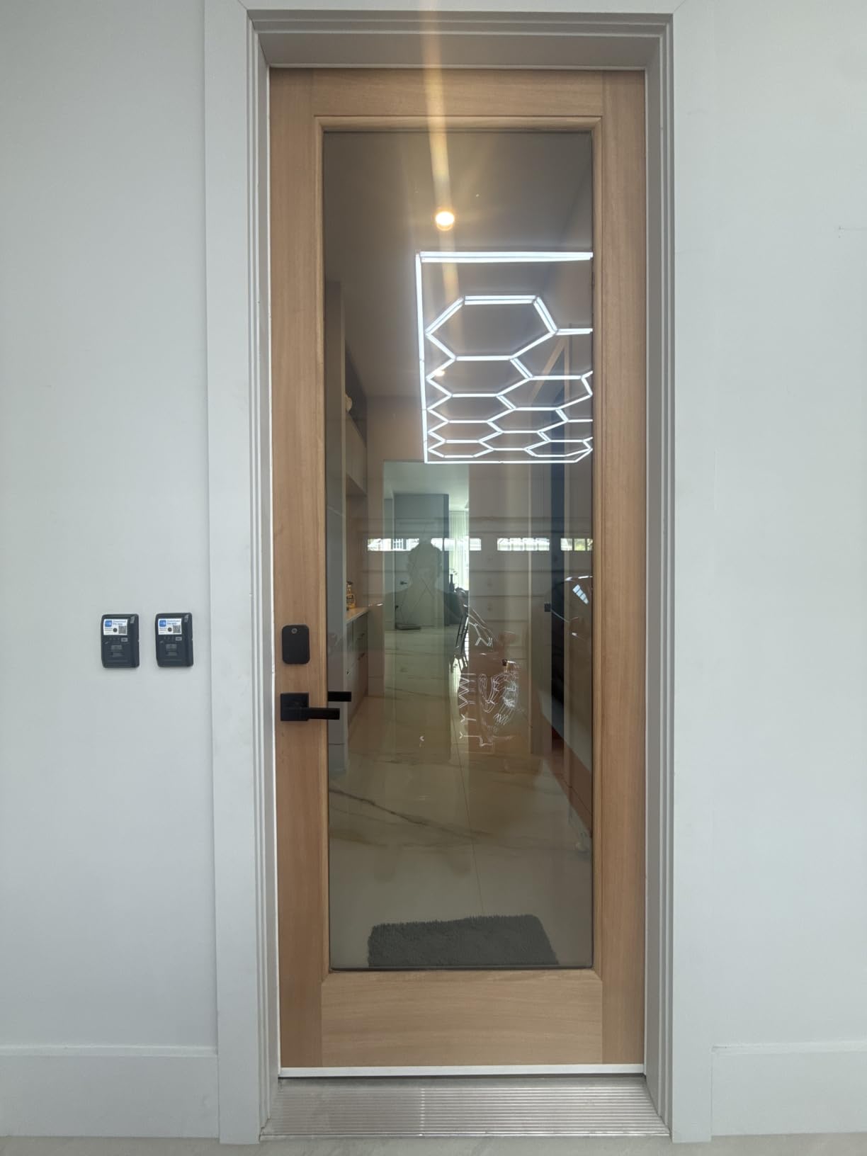 FD1L 1-Lite Mahogany French Exterior Door - 36