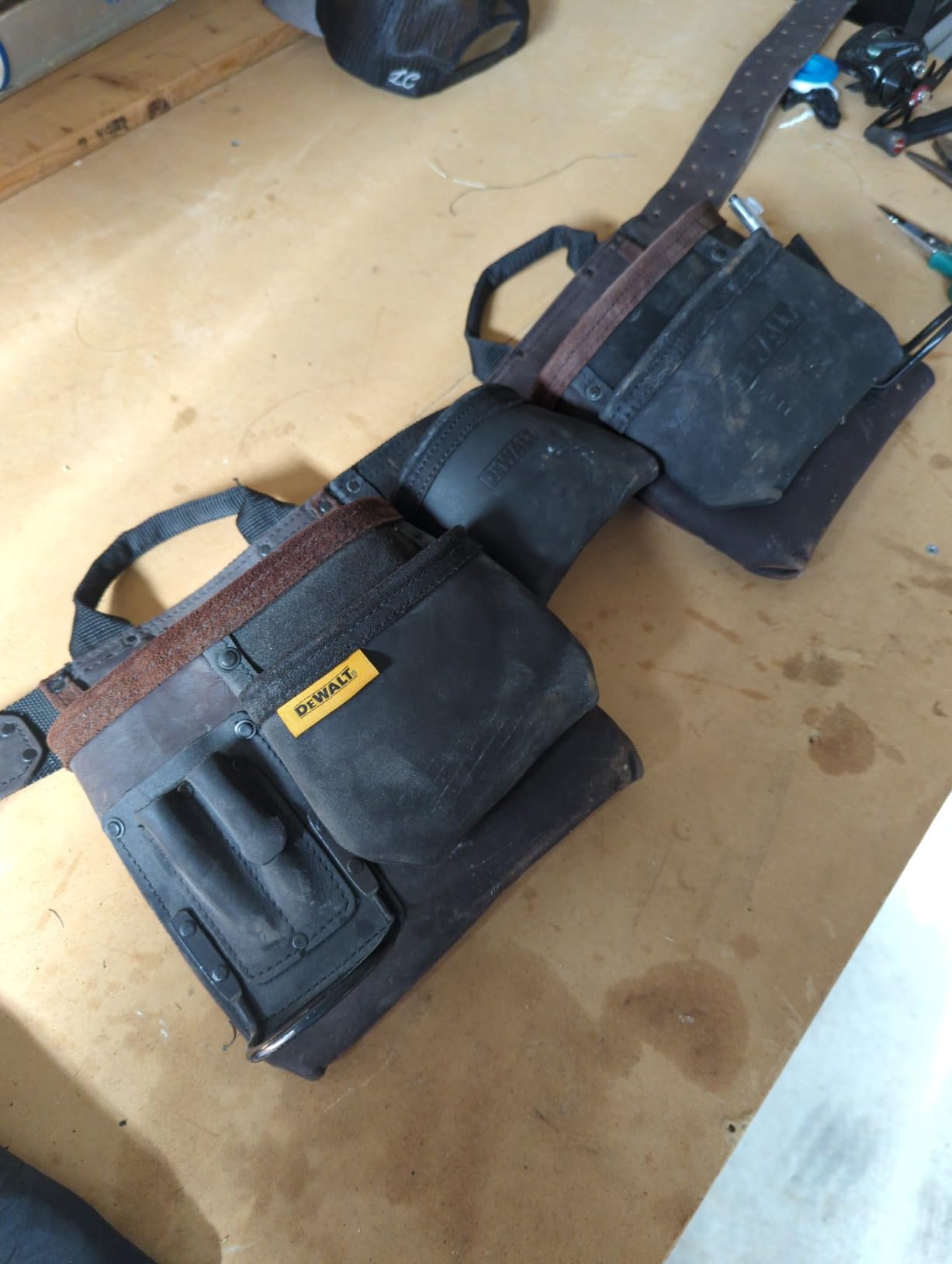 DEWALT Leather Tool Belt, Durable, 11 Pocket Professional Belt (DWST550112) customer photo 1