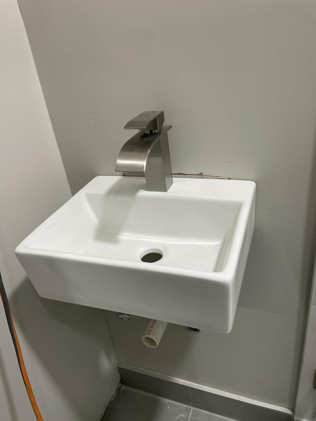 White Vessel Sink,Rectangle 24