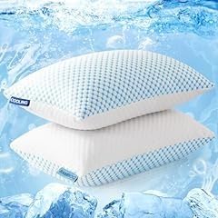 EASELAND Cooling Queen Size Firm Pillows, Shredded Memory Foam Set of 2 customer photo 1