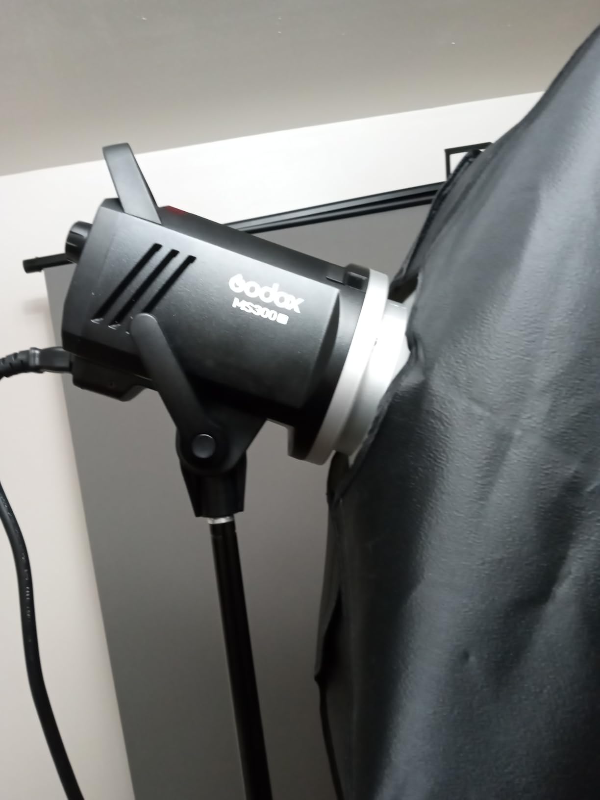 Godox MS300V 300W Compact Studio Strobe Flash Light - MS300 Upgraded Ver. | GN58 0.1-1.8s Recycle Time, 2.4G Wireless X System, Bowens Mount LED Modeling Lamp, for Photographic Studio Portrait Shooting customer photo 1