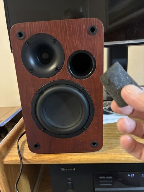 Saiyin Powered Bluetooth Bookshelf Speakers customer photo 2