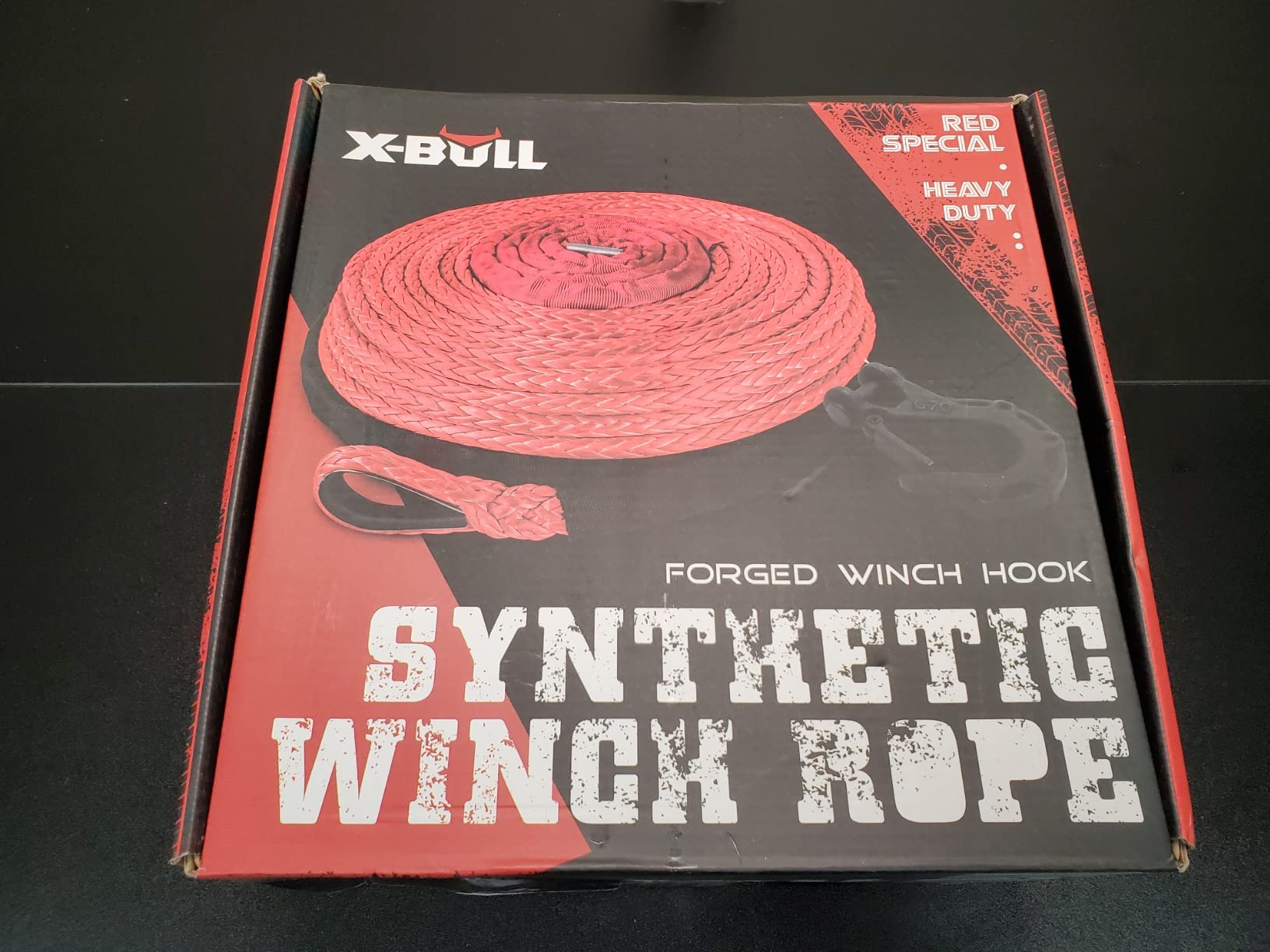 X-BULL Synthetic Winch Rope - Cable Kit -1/2