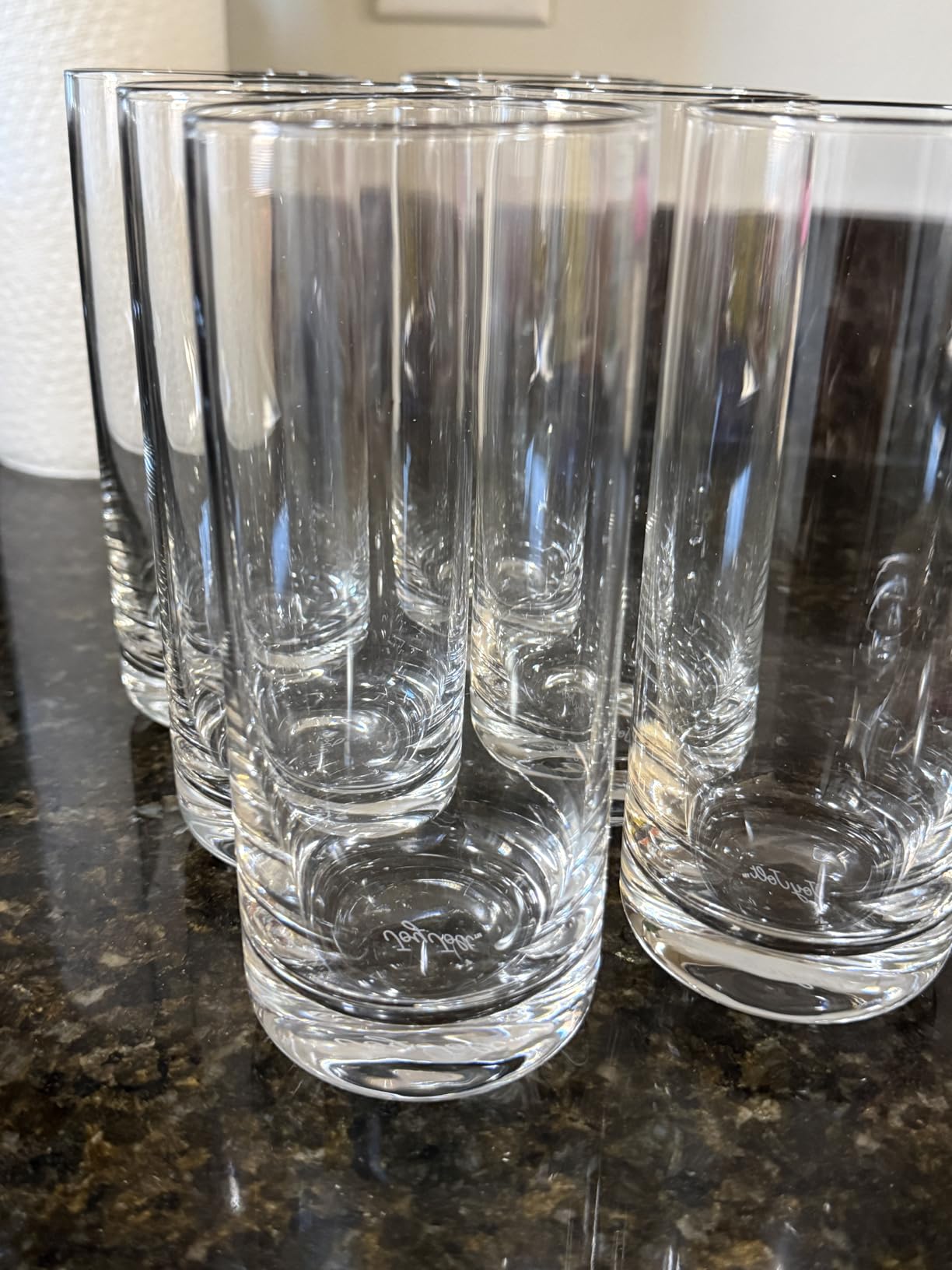 JoyJolt Faye Crystal Whiskey Glasses, Lowball Glasses Set of 6, 10oz Short Glass Tumbler, Double Old Fashioned Rocks Glass customer photo 1