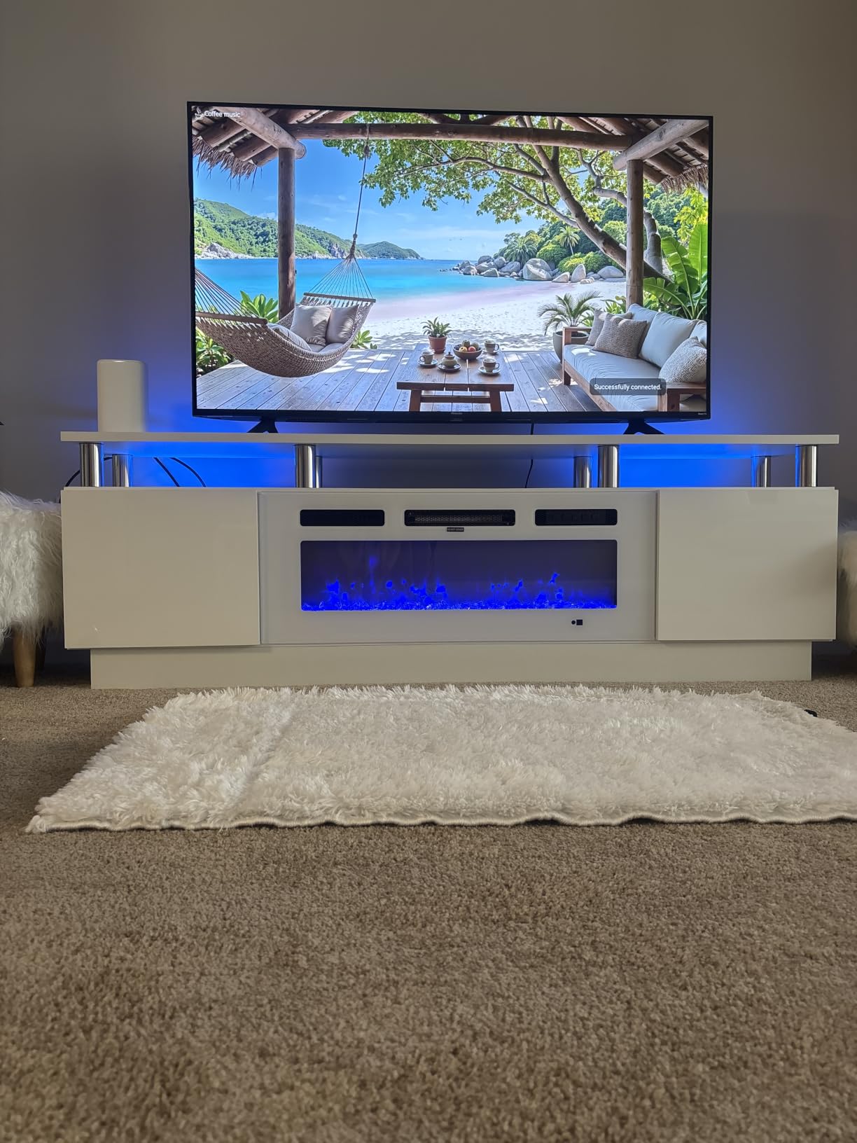 oneinmil Fireplace TV Stand with 36