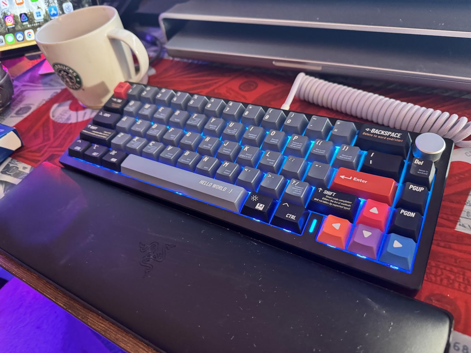 Akko V3 Creamy Blue Pro Keyboard Switch with Dustproof Stem for Mechanical Gaming Keyboard, 5-Pin 45gf Pre Lubed Tactile Key Switches (45pcs) customer photo 2
