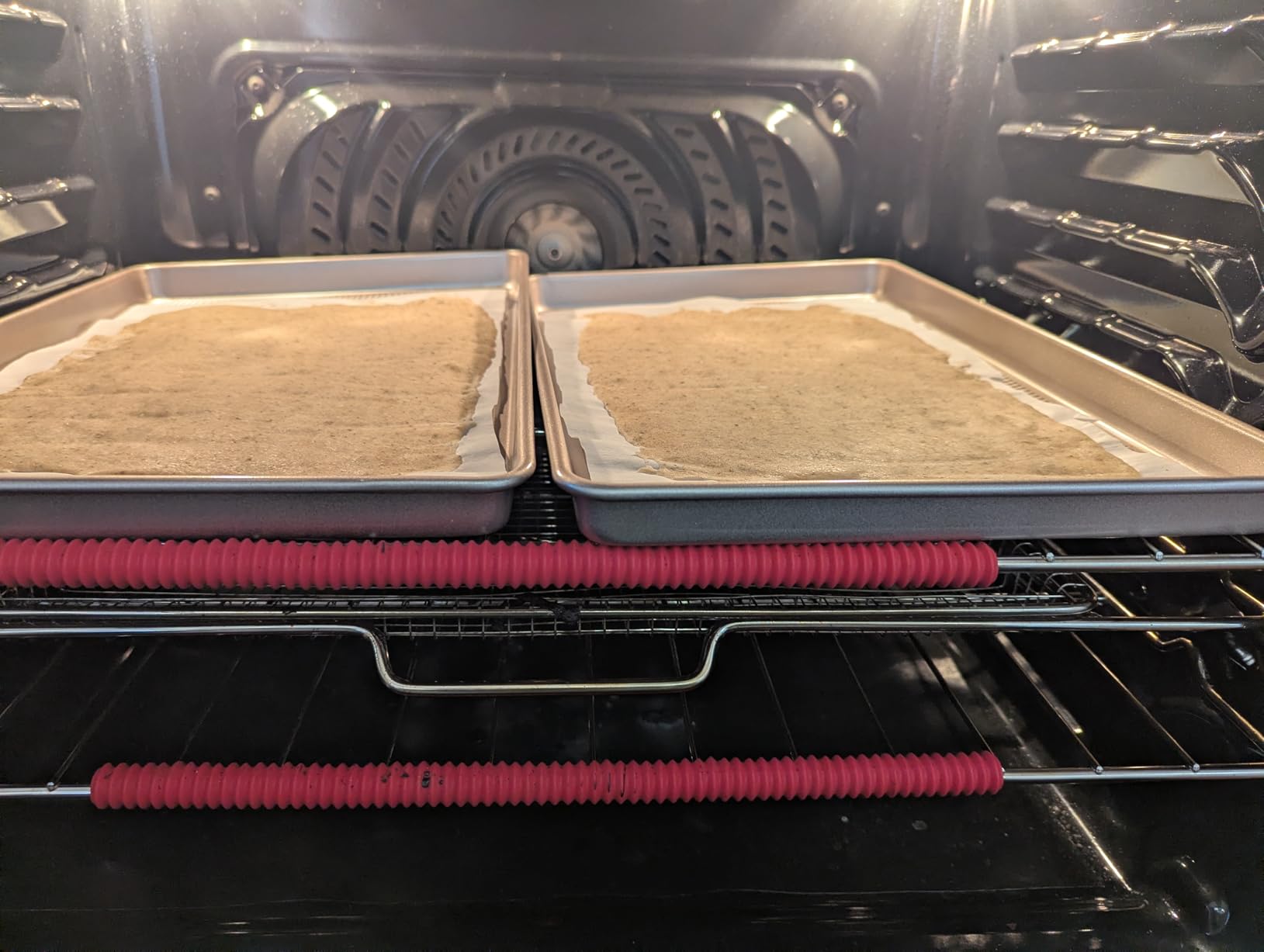 2 Pack Half Sheet Cookie Sheets for Baking, Nonstick Baking Pans customer photo 1