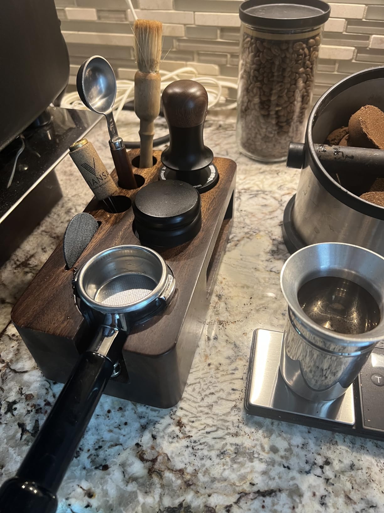 MHW-3BOMBER 54mm Espresso Tamper - 3 Spring Loaded Coffee Tamper with 15lb / 30lbs Replacement Springs - Barista Calibrated Tamper with Sound Feedback - Compatible with 53/54mm Portafilter T6173T-OS customer photo 1