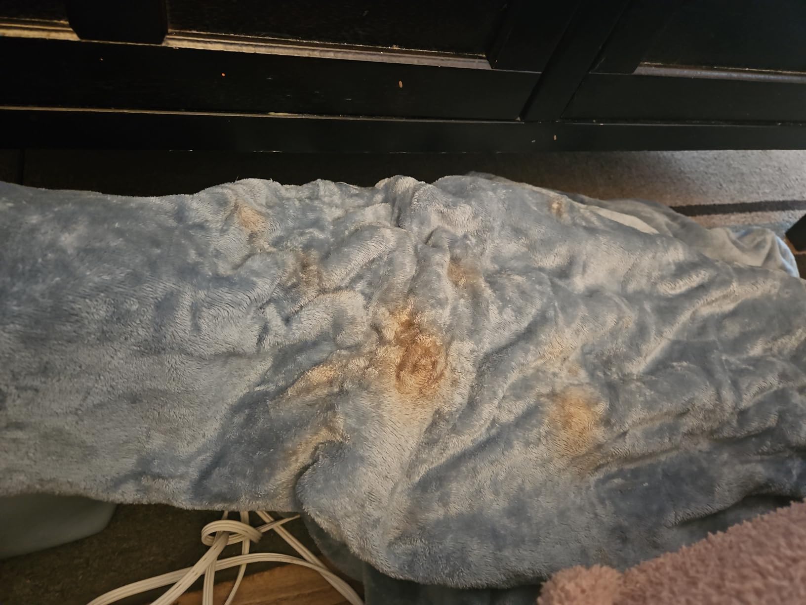 Homemate Heated Blanket Electric Heating Throw 50x60 Plush Faux Fur Sherpa | ETL Certified 2/4/6/8H Auto-Off 10 Heat Levels Overheat Protection Machine Washable, For Cold AC Office Room Cold Sleeper Gift customer photo 2