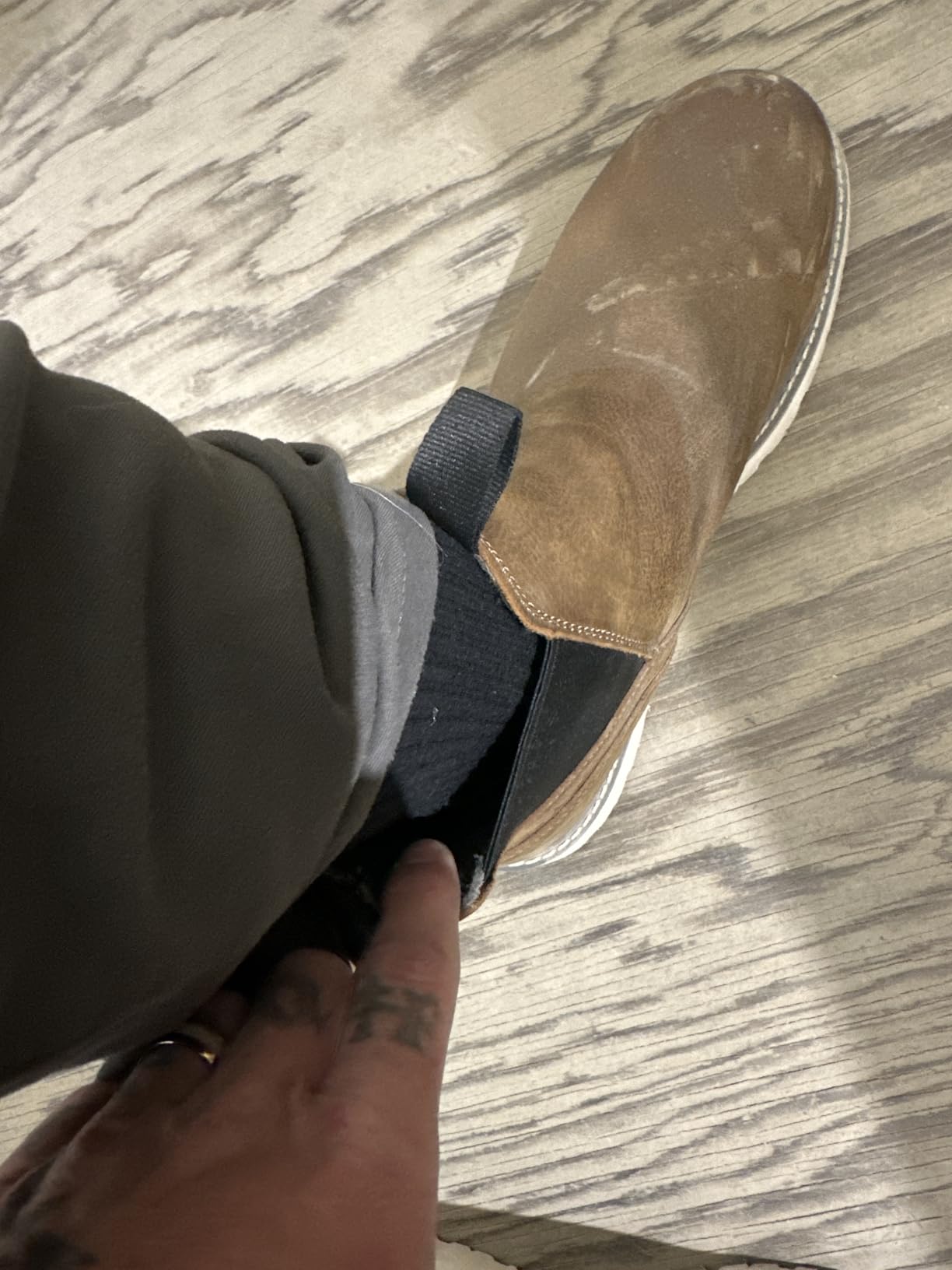 WOLVERINE Men's Trade Wedge Waterproof Romeo Boot | Work Boots customer photo 2