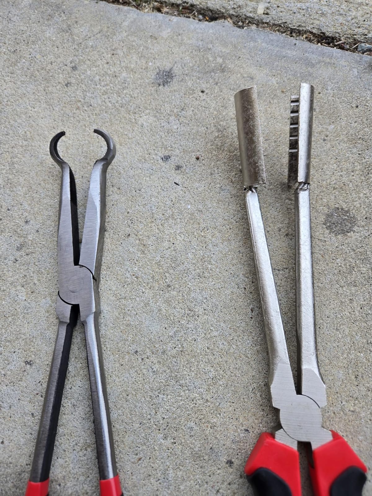 QWORK Spark Plug Boot Removal Pliers Set - Long Reach and Non-Slip Grip for Gasoline Engine Maintenance customer photo 2