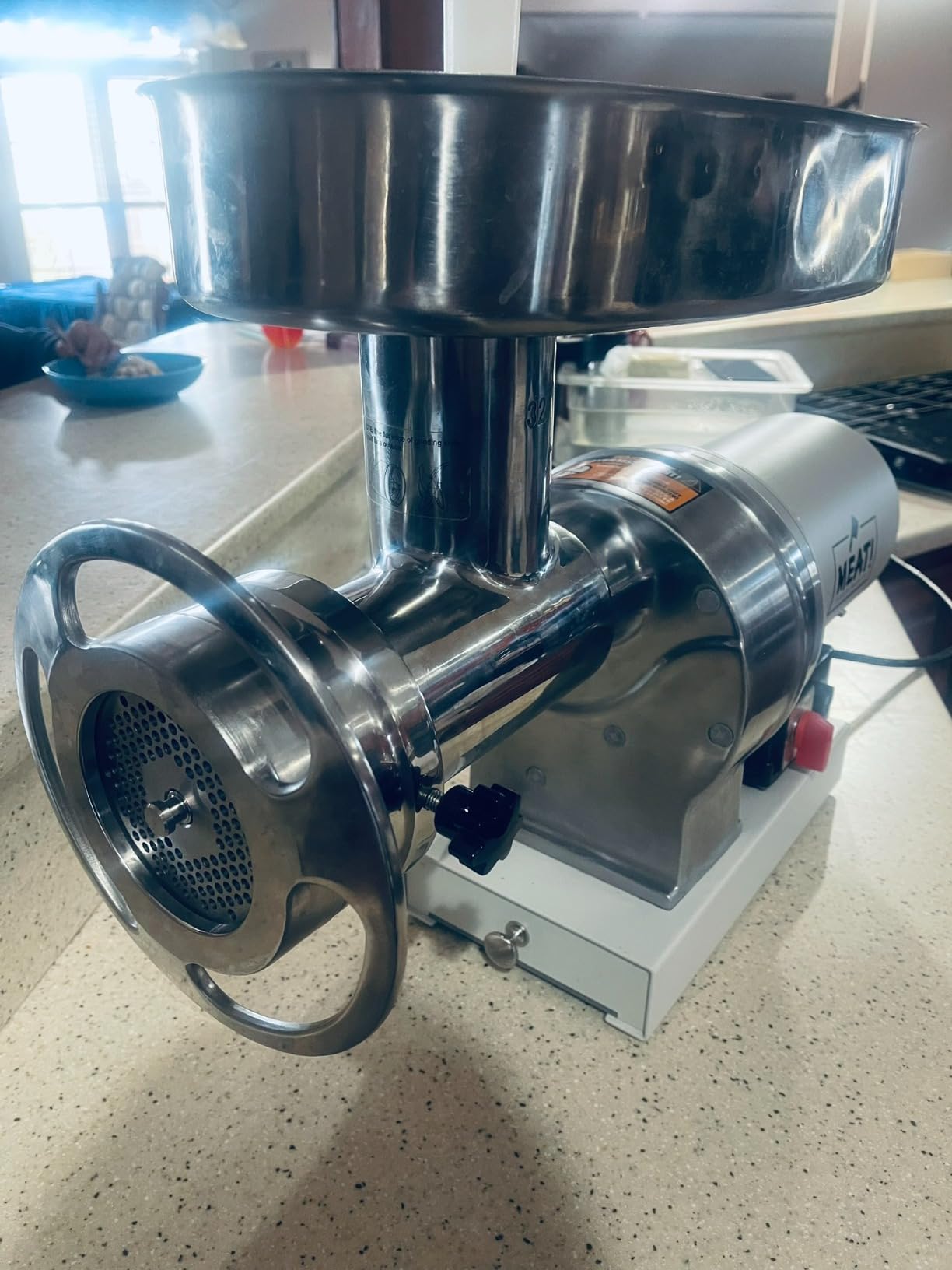 LEM Products #12 DualGrind Adapter, Stainless Steel Meat Grinder Attachment | Dual Grind Knife for 2 Grinds in a Single Pass, Processes Meat Through 2 Grinding Plates, Compatible with #12 BigBite Grinder customer photo 2