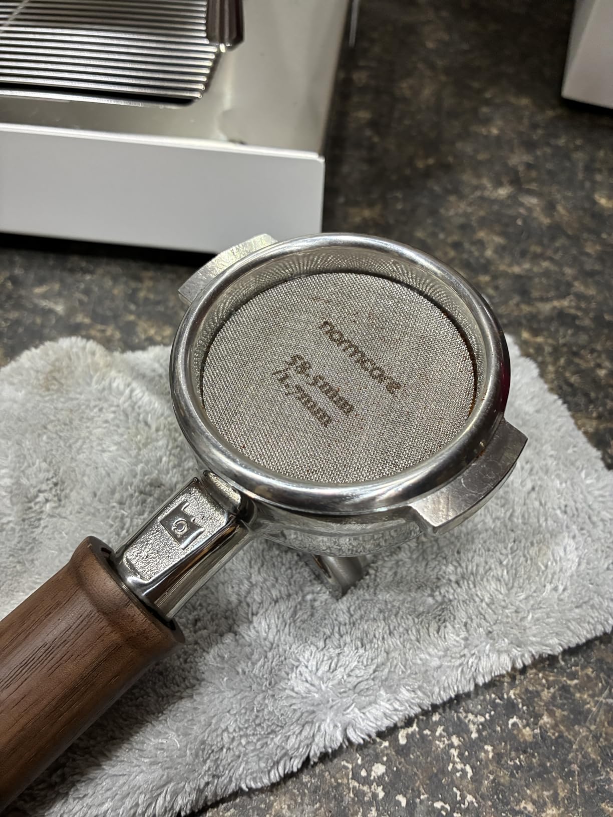 Normcore 58mm Precision High Extraction Filter Basket, 22g Portafilter Basket Coffee Filter, Comes with a 58.5mm Puck Screen, Espresso Paper Filters customer photo 1