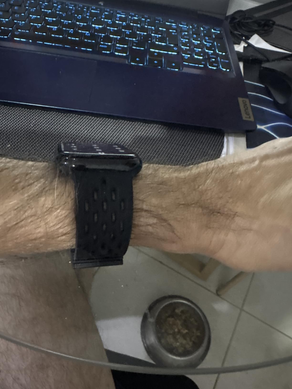 Magnetic Anti Sweat Sport Band/Strap for Apple Watch, Waterproof Breathable Silicone Correas. Para Compatible with iWatch Ultra SE Series11/10/9/8/7/6/5/4/3/2/1, Women Men, 42mm 44mm 45mm 46mm 49mm customer photo 1