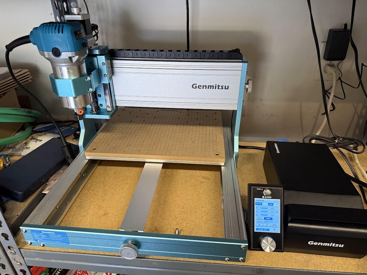 Genmitsu 3030-PROVer Ultra CNC Router Machine for Metal, All Metal CNC Engraver with Powerful 710W Spindle, +/-0.03mm High Precision, Dual Linear Guides & Ball Screws, for Aluminum & Acrylic Engraving customer photo 1