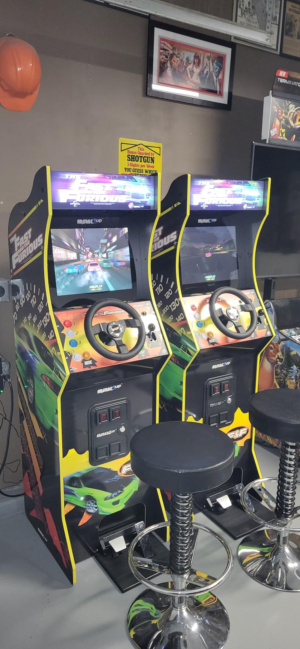 Arcade1Up The Fast and the Furious Deluxe Arcade Machine, Steering Wheel | Gaming Cabinet with 4-Position Gear Shift and Wi-Fi Leaderboards customer photo 1