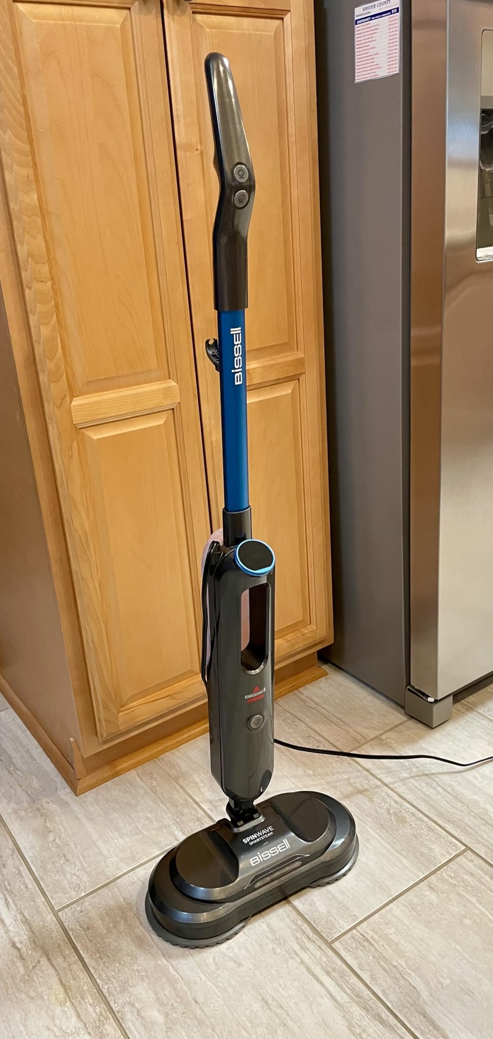 BISSELL Spinwave SmartSteam Steam Cleaner Mop, Swivel Steering, 3897A customer photo 1