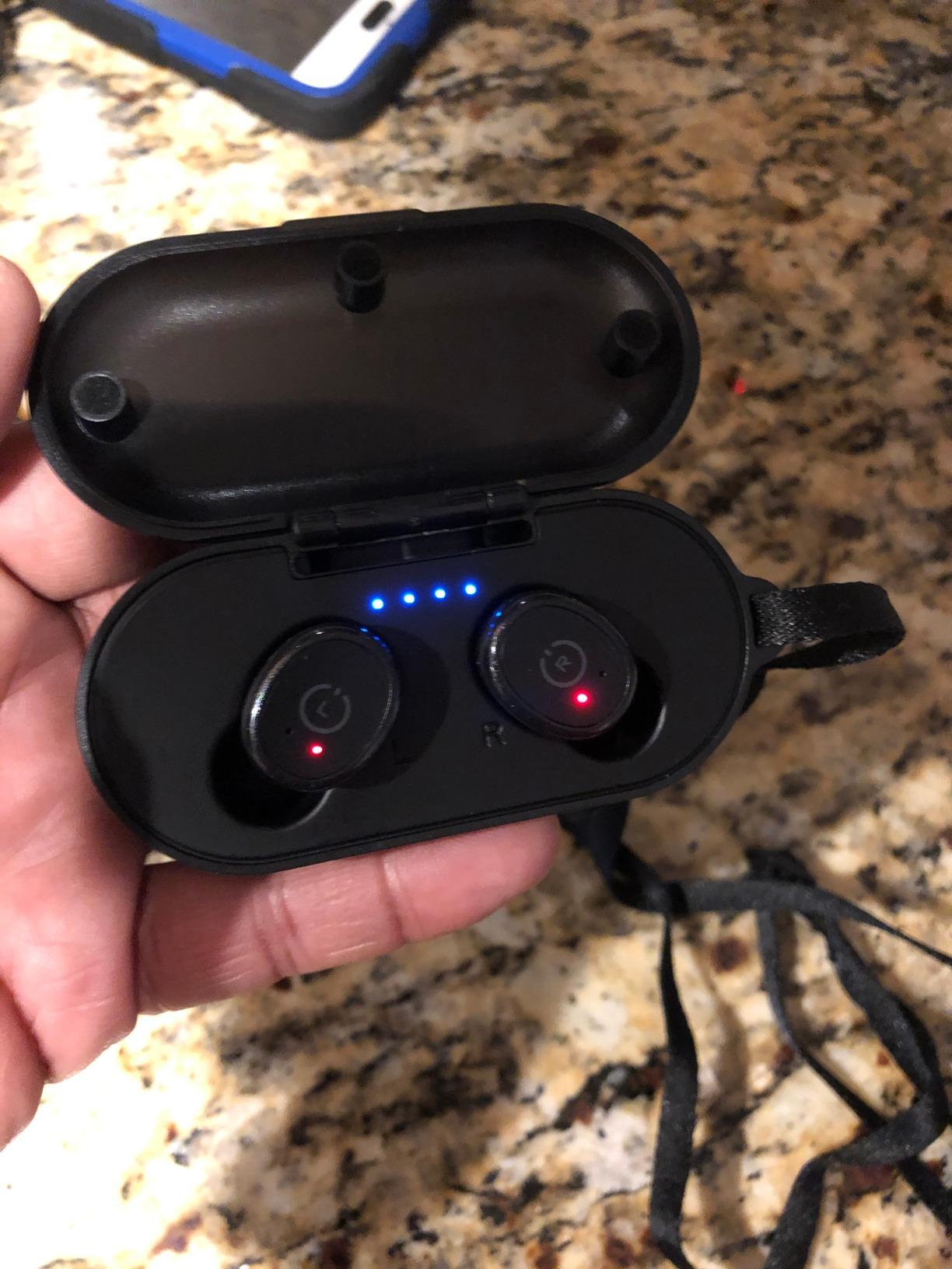 TOZO T10 Wireless Earbuds Powerful Bass Stereo Wireless Charging, APP, IPX8 customer photo 2