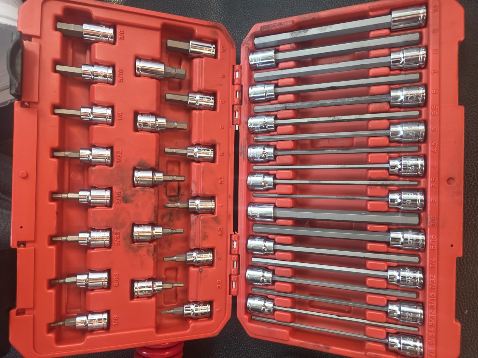 Hex Bit Socket Set with Case, 38-Piece | SHB91316 | 3/8 Inch Drive, (1/8 - 3/8 in., 3 - 10 mm), Case customer photo 1