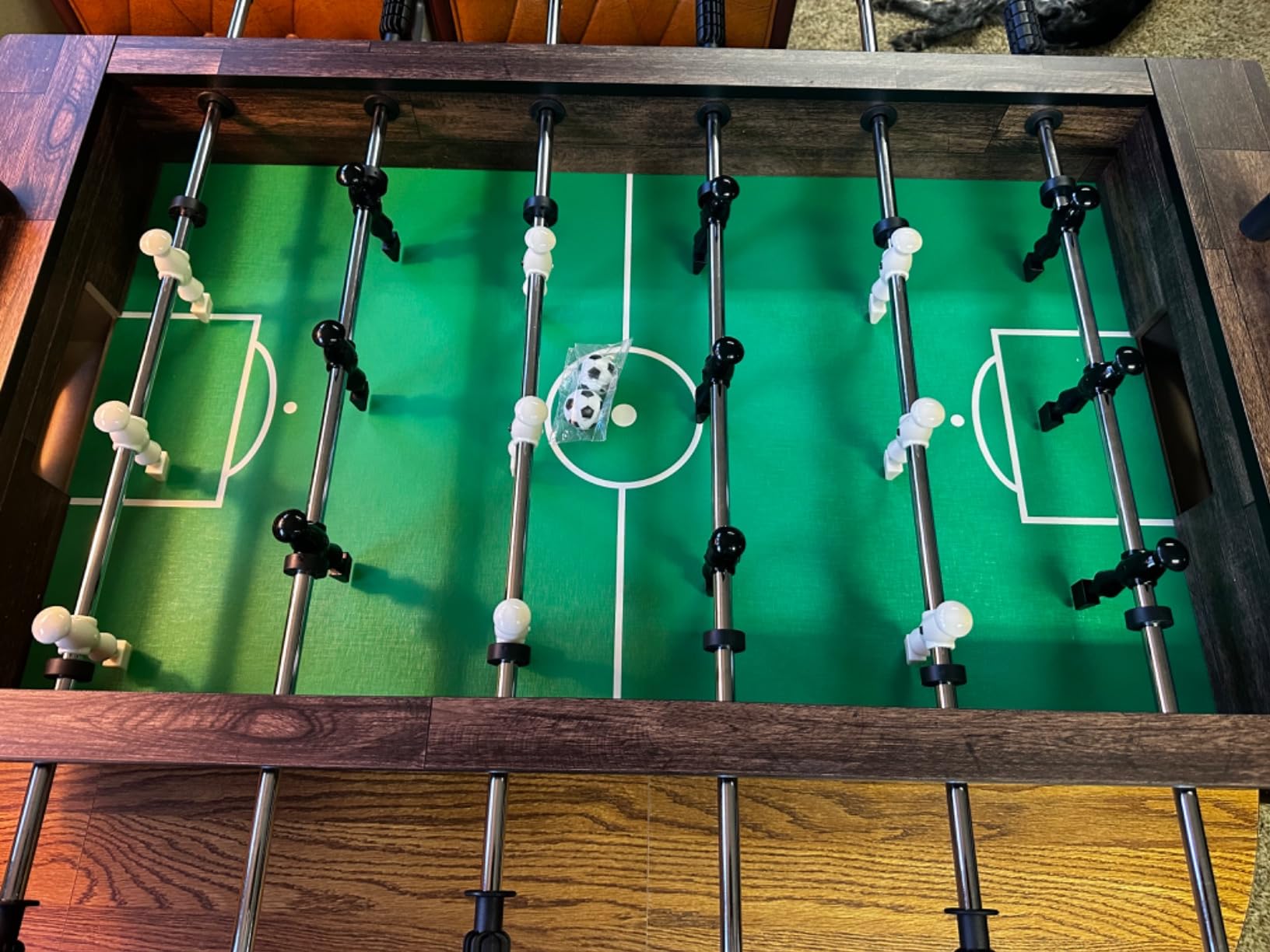 Best Choice Products 40in Tabletop Foosball Table, Compact Mini Arcade Table Hand Soccer for Kids and Adults, Home, Game Room w/ 2 Balls customer photo 2