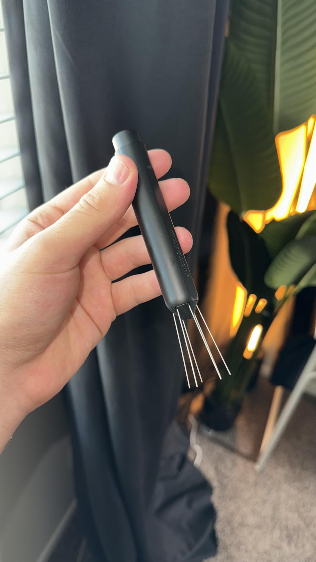 Subminimal Flick WDT Espresso Distribution Tool - Retractable Needle Tamper | Barista stirrer tool, coffee & espresso machine parts, includes two sets of replacement needles and base, magnetic release customer photo 1