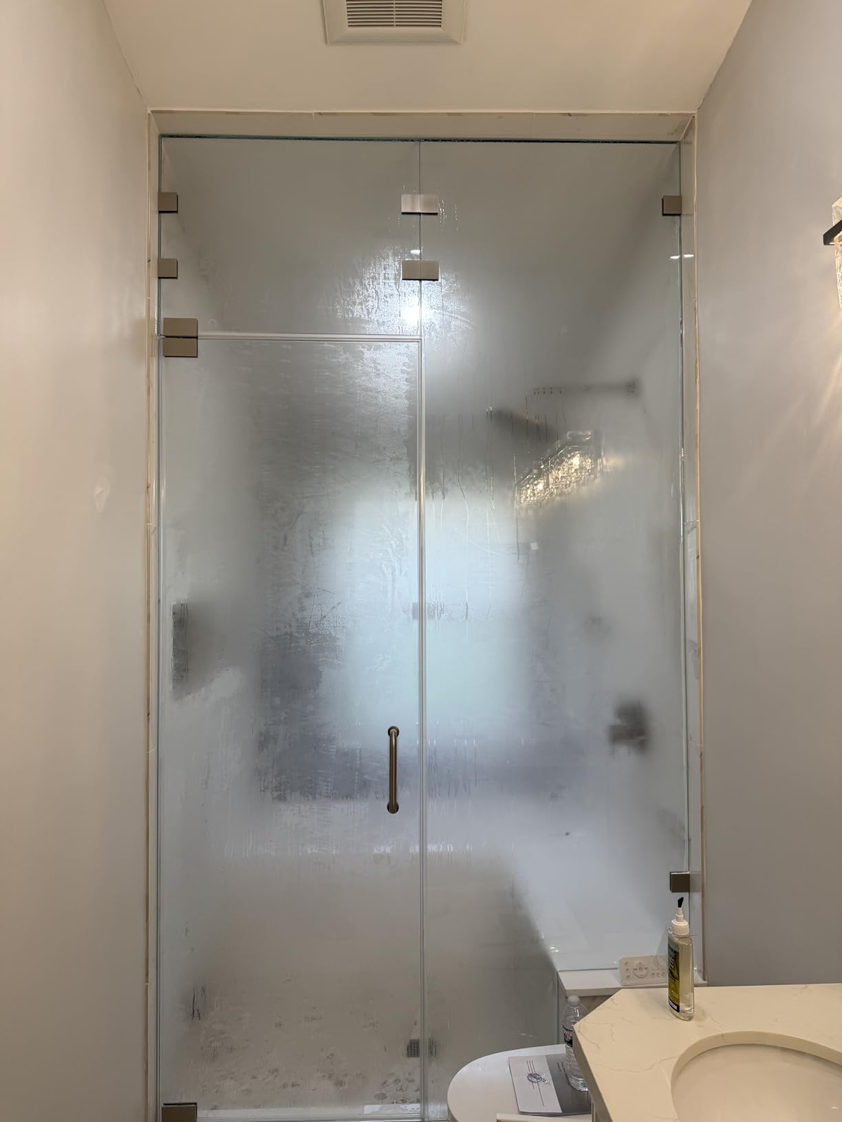 Delta Faucet SimpleSteam 10kW Steam System Kit Brushed Nickel, Includes 10kW Steam System Generator, Square Digital System Control, Square Steam Head, Lumicoat Stainless 5P-EST010-SS-PR customer photo 1