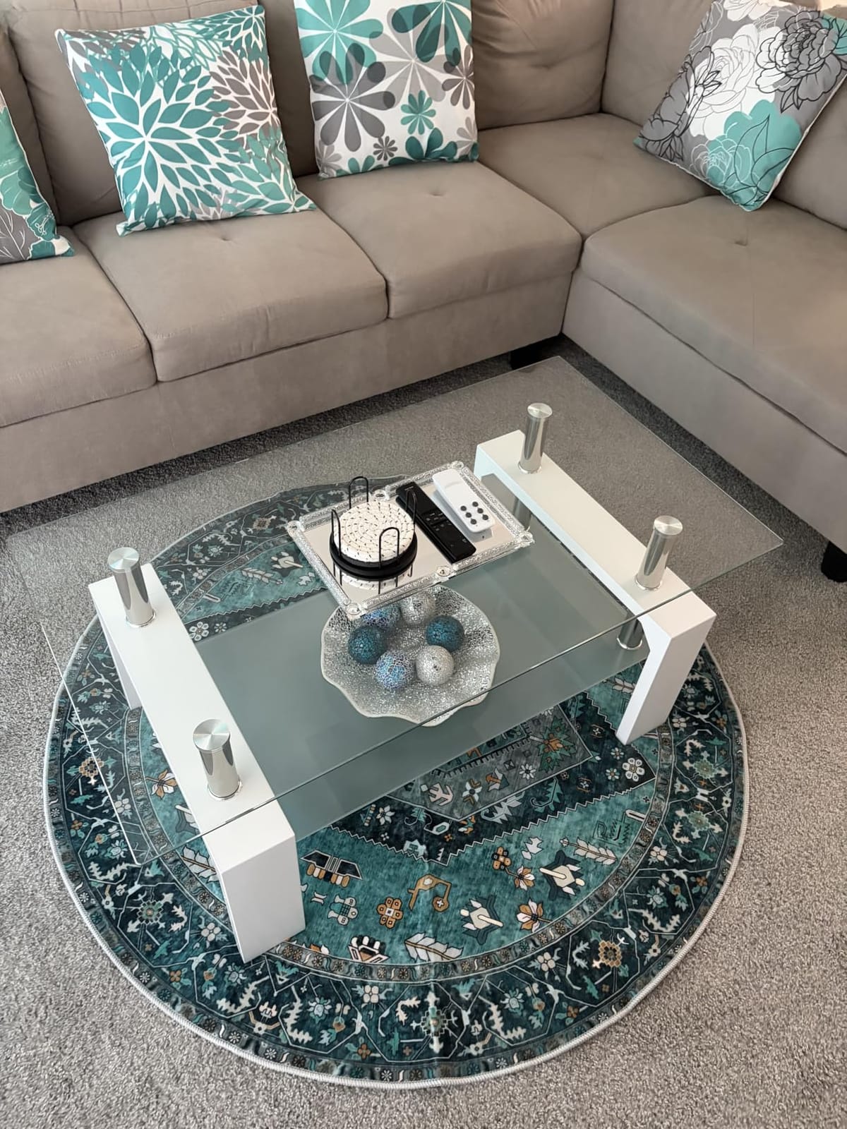SERISSA 8x10 Washable Non Slip Boho Area Rug for Living Room, Rust | Ultra Soft Vintage Oriental Carpet Low-Pile Distressed Tribal Throw Carpet for Dining Room Bedroom Dorm Office Home Decor customer photo 2