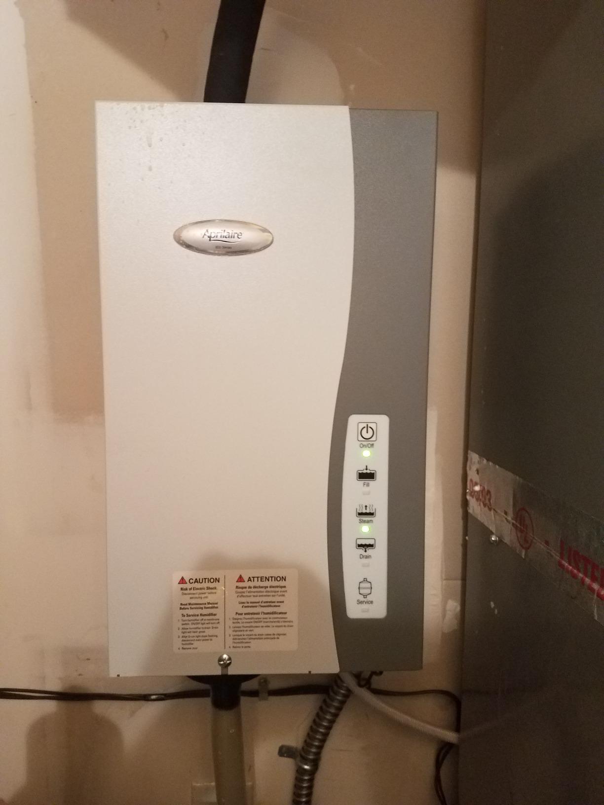 AprilAire 800 Whole-House Steam Humidifier, Automatic Steam Humidifier, Large Capacity Whole-House Humidifier for Homes up to 10,300 Sq. Ft. customer photo 2