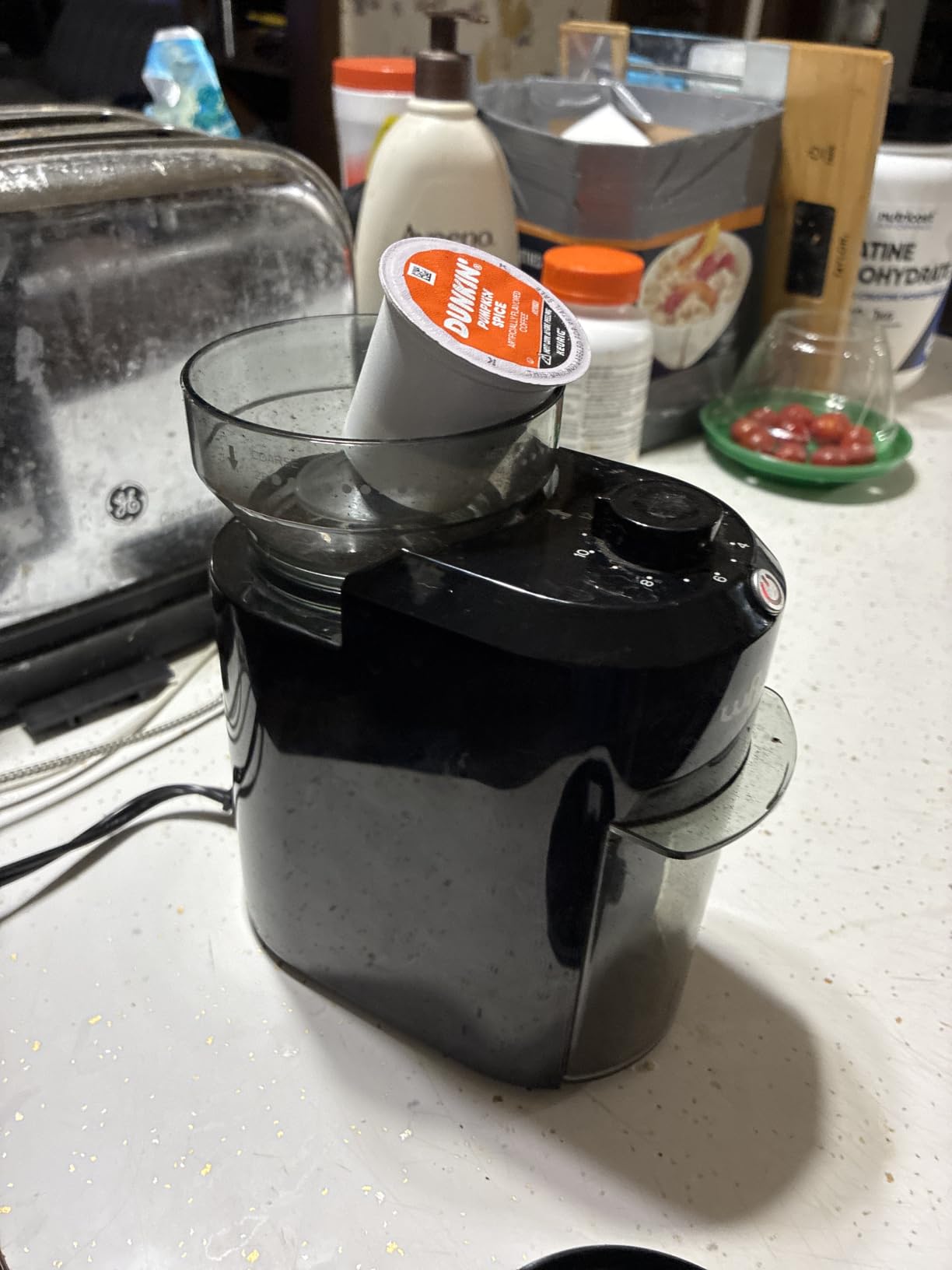 Wancle Electric Burr Coffee Grinder - Adjustable with 28 Precise Grind Settings for 12 Cups - Professional Coffee Bean Grinder (Plastic, Black) customer photo 2