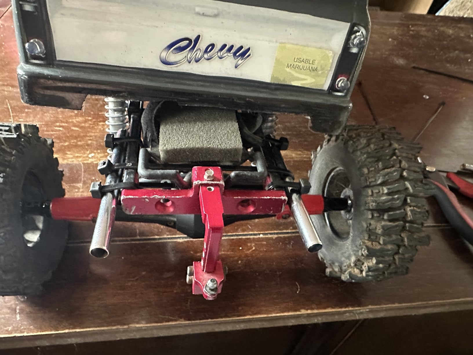 RC Car Simulation Exhaust Smoke Generator 1/10 Metal Generation Exhaust with Split Air Pump and Smoke Control Circuit Board for Axial SCX10 III 1/10 customer photo 2