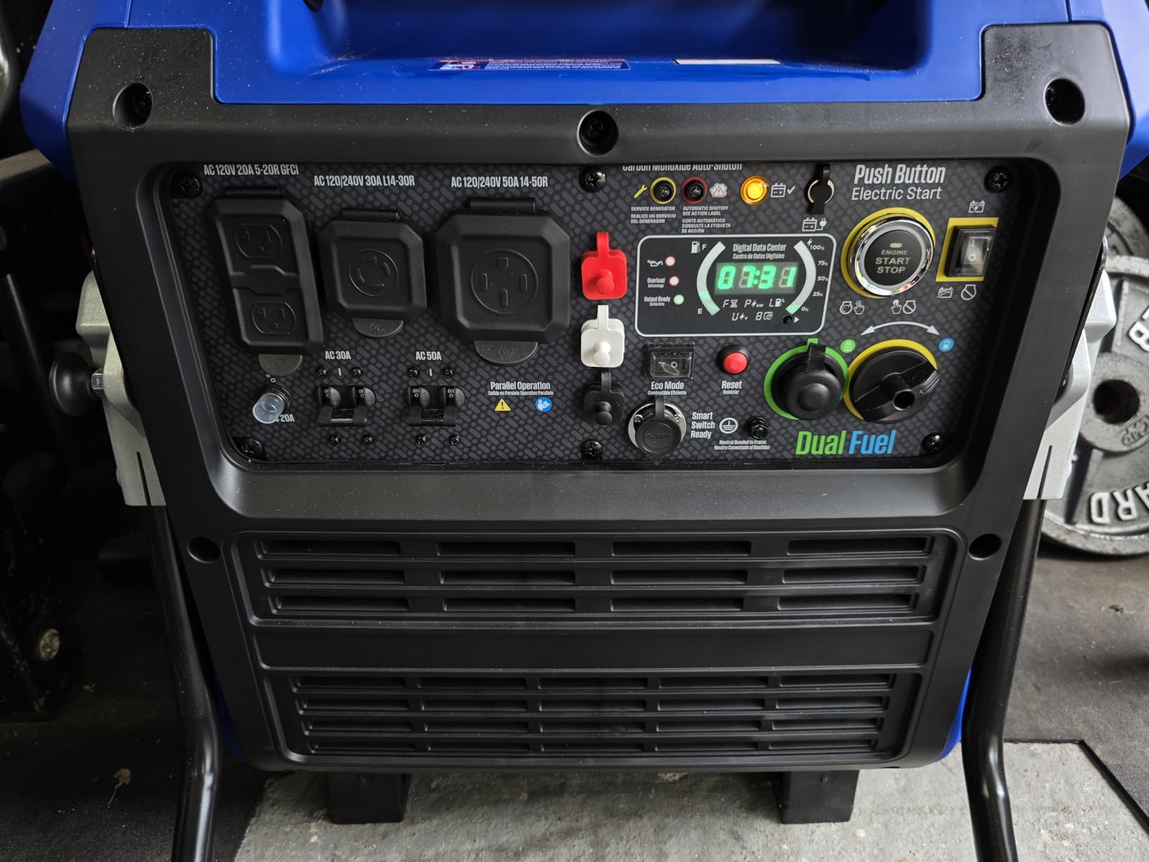 Westinghouse 12000 Peak Watt Dual Fuel Portable Inverter Generator, Remote Electric Start, Transfer Switch Ready, Gas and Propane Powered, Low THD - Safe for Electronics, Parallel Capable, CO Sensor customer photo 1