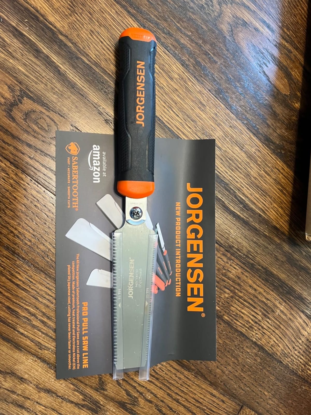 JORGENSEN Japanese Flush Cut Saw, 5 Inch Pro Double Edge Pull Saw customer photo 2